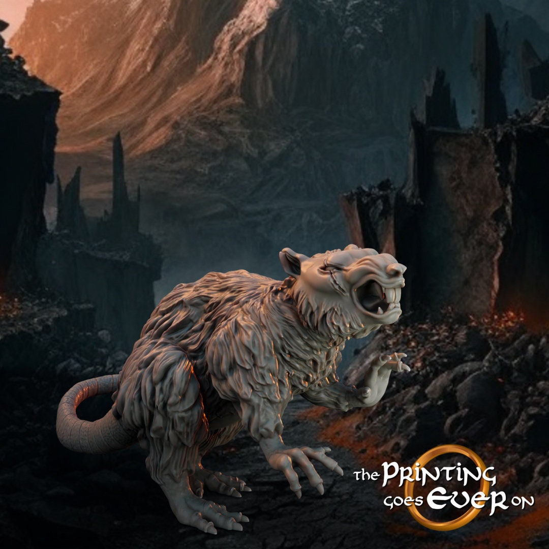 Giant Rats 28mm miniatures dnd fantasy miniatures dungeons and dragons minis wargaming miniatures tabletop wargames miniature