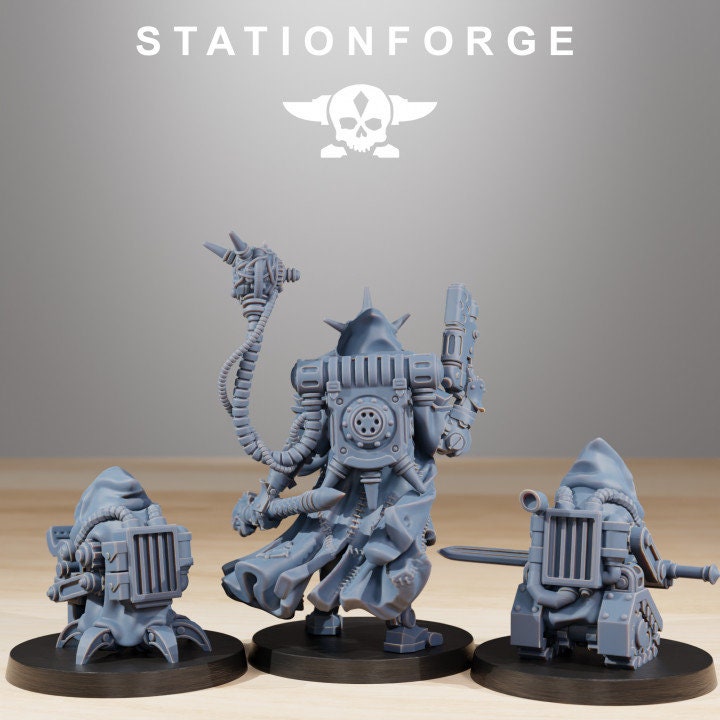 Scavenger Leader 32mm sci-fi fantasy miniature for tabletop games grimdark RPGs dnd wargaming miniature dungeons and dragons