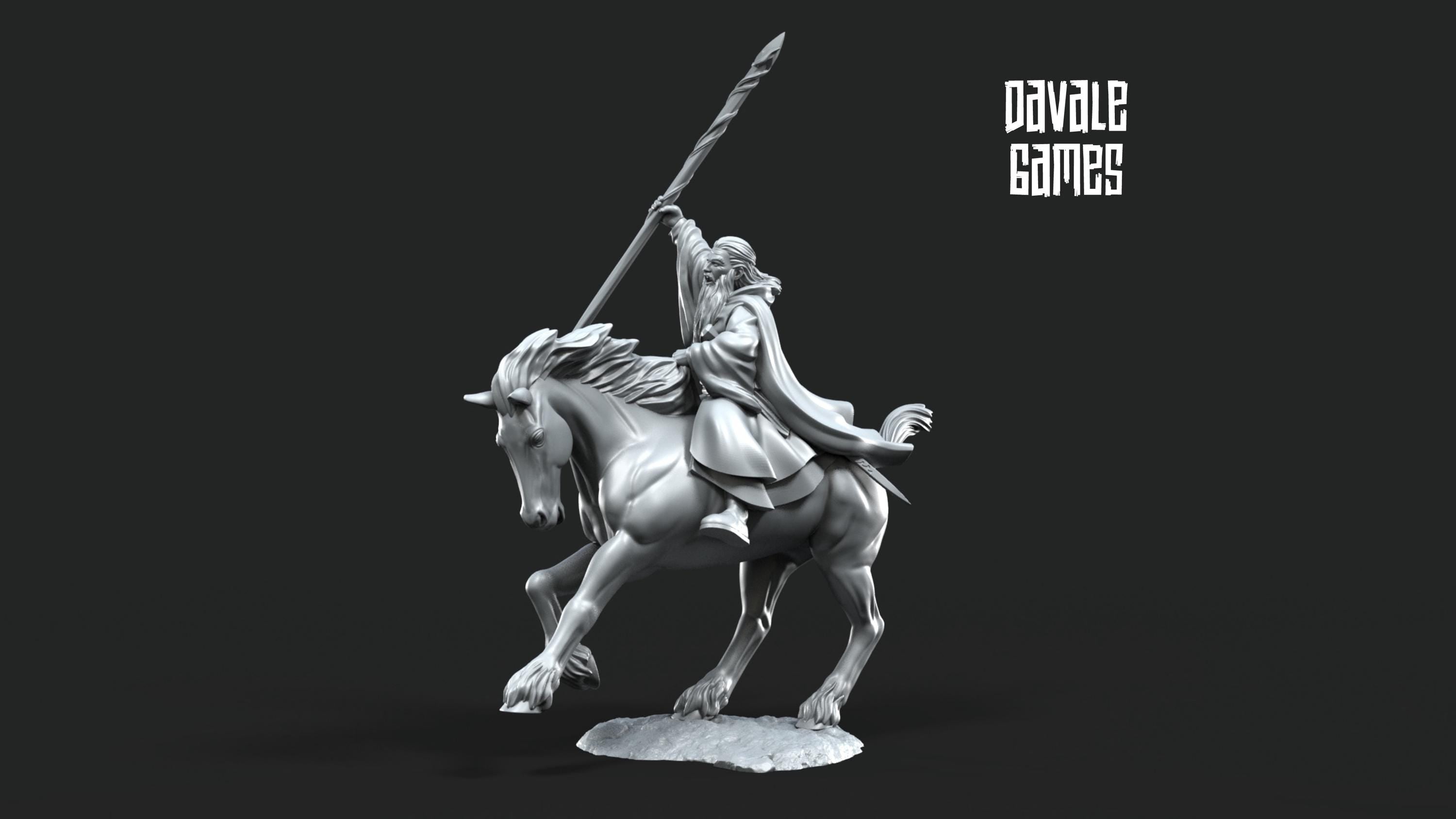 Gaënale the Mage White Light 28mm miniatures dnd minis fantasy miniatures dungeons and dragons painting wargaming miniatures tabletop