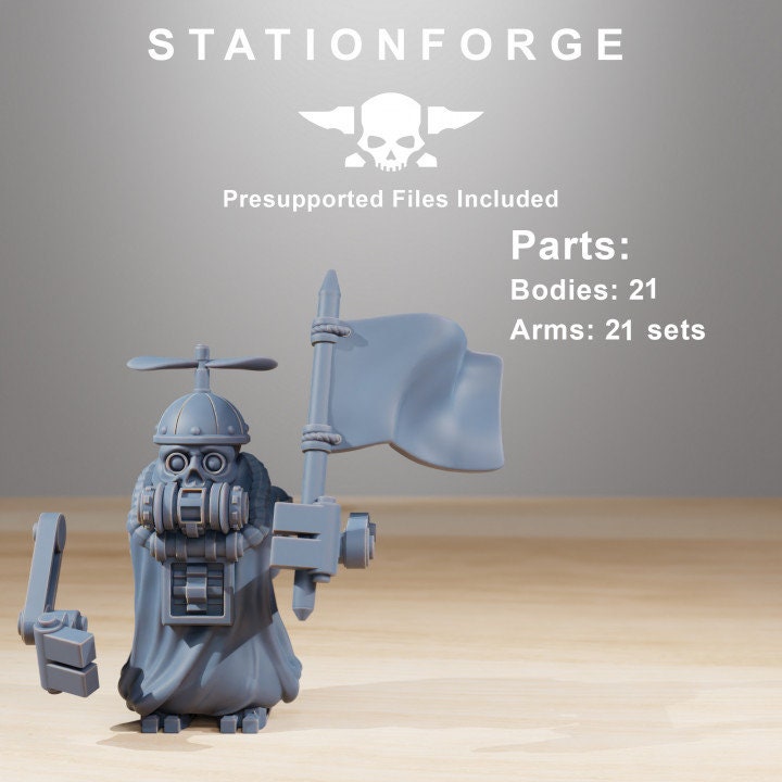 Bobby Gang 32mm sci-fi fantasy miniature for tabletop games grimdark RPGs dnd wargaming miniature dungeons and dragons