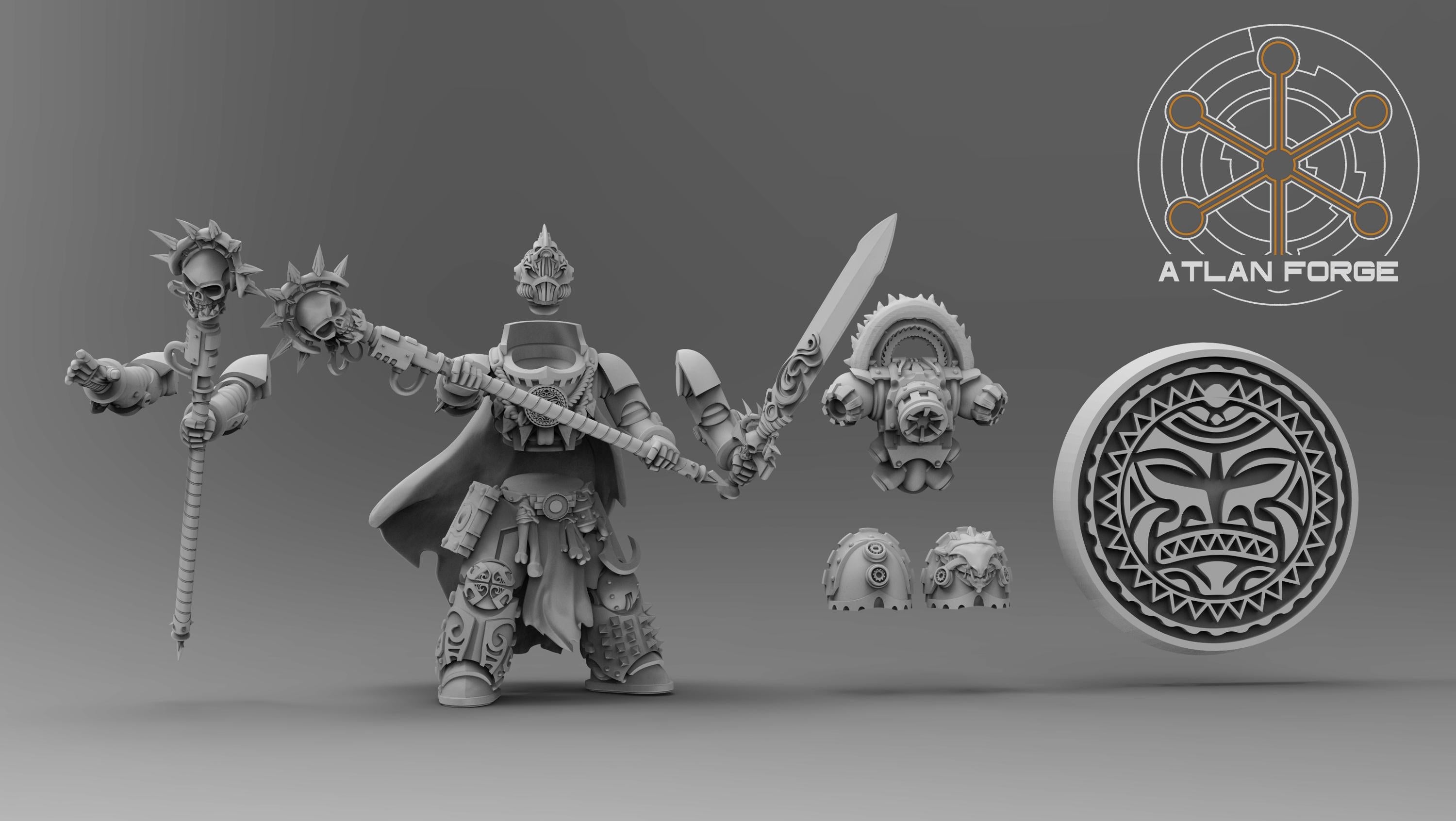 Wai Toa Ruānuku Mage 32mm wargame fantasy miniature dnd wargaming miniature dungeons and dragons painting gift RPG tabletop minis