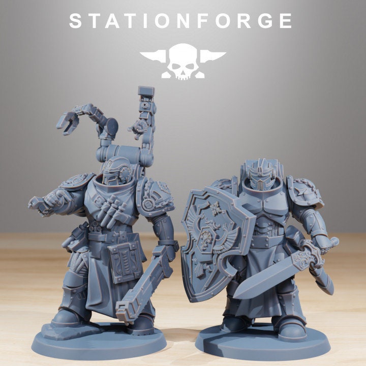 Socratis Reinforcers 32mm sci-fi fantasy miniature for tabletop games grimdark RPGs dnd wargaming miniature dungeons and dragons crusader