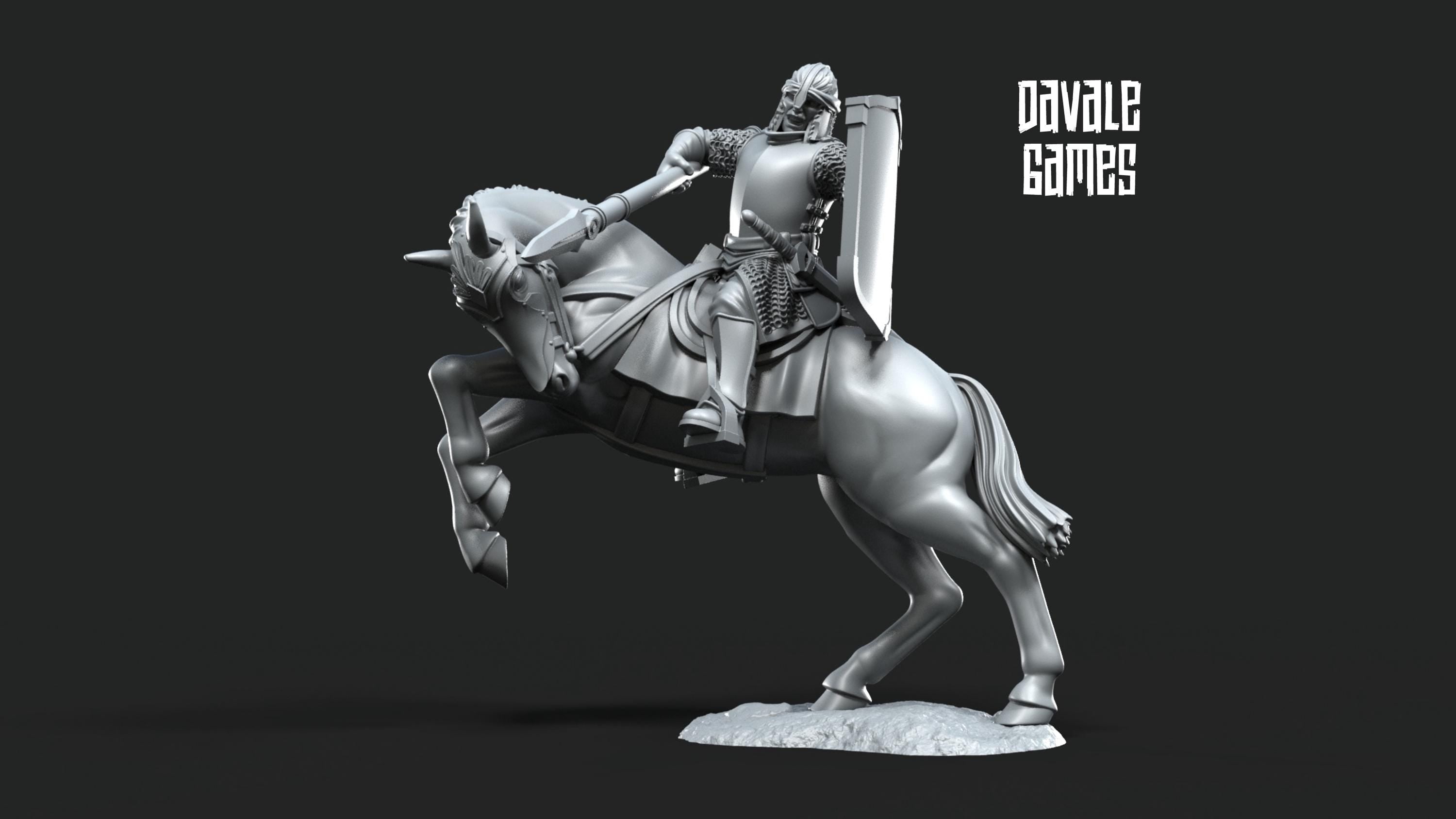 North Warriors riders 28mm miniatures dnd fantasy miniatures dungeons and dragons figures for painting wargaming miniatures tabletop.