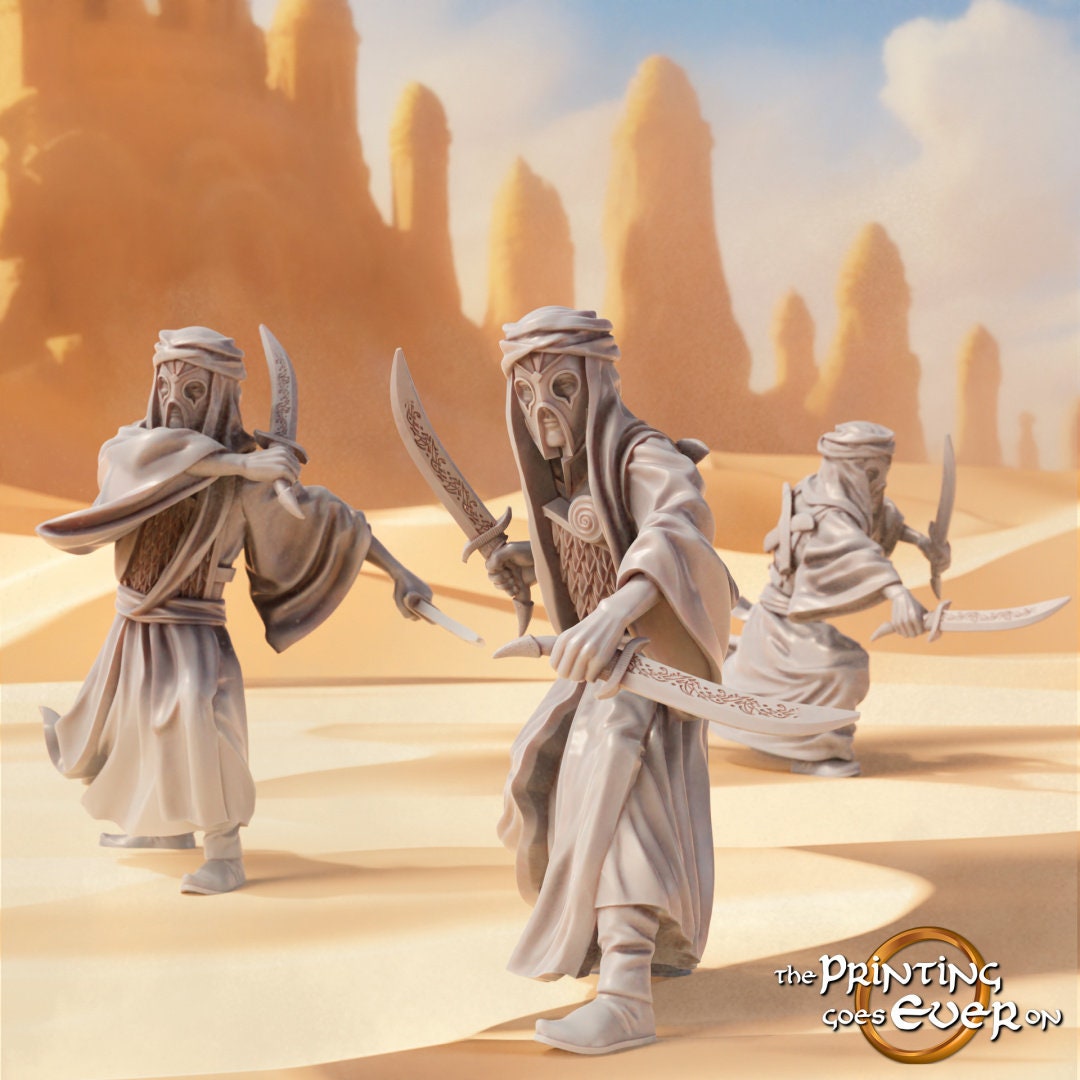 Easterner serpent cultists 28mm miniatures dnd fantasy miniatures dungeons and dragons miniatures  wargaming miniatures tabletop wargames