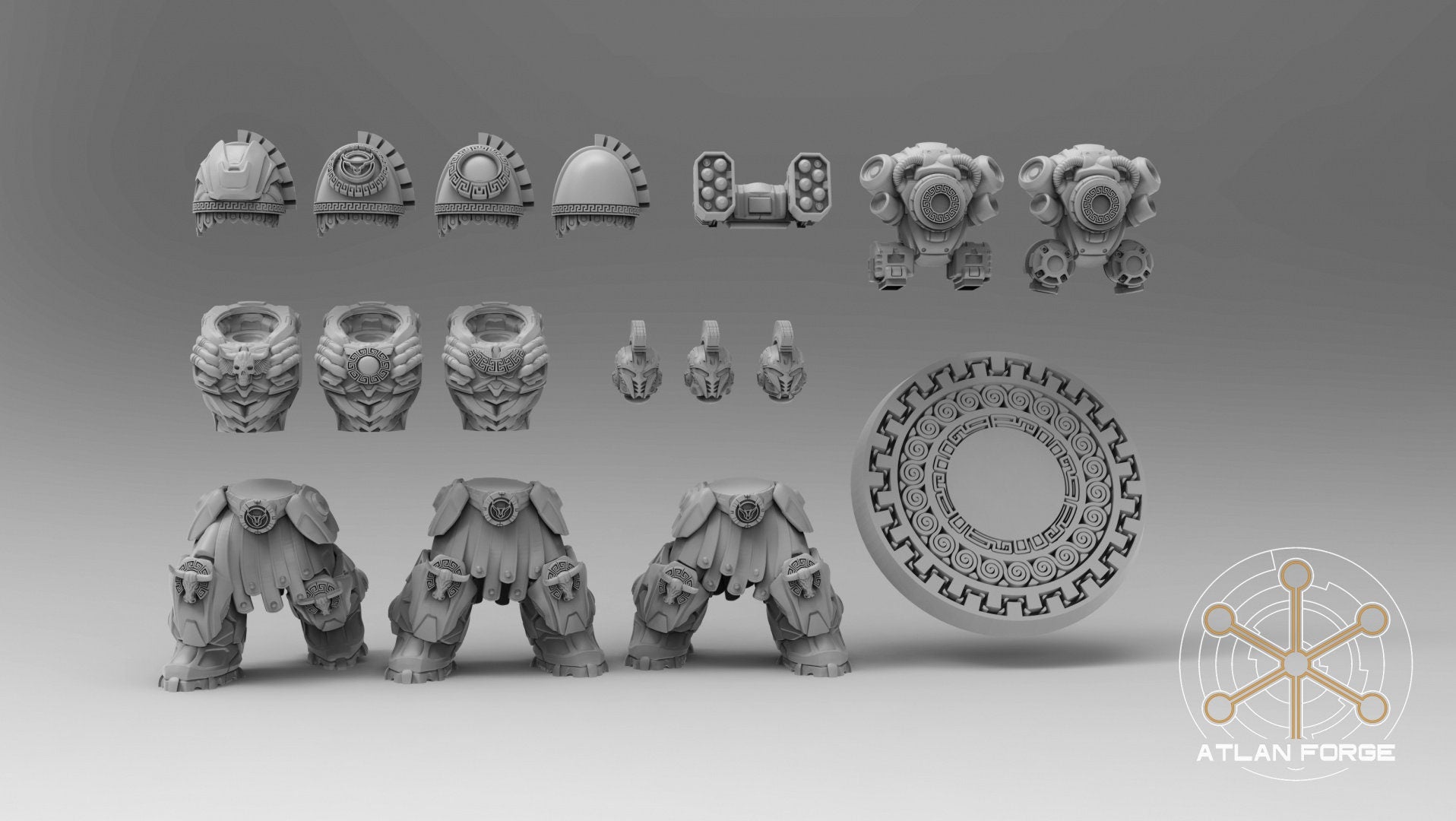 Minoan Aegis Elite 32mm miniatures grimdark fantasy miniature dnd wargaming miniature dungeons and dragons gift RPG tabletop minis