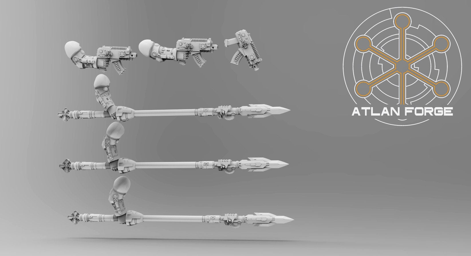 3 x Knights templar dual plasma 32mm wargame miniatures fantasy dnd wargaming minis dungeons and dragons painting gift RPG tabletop minis