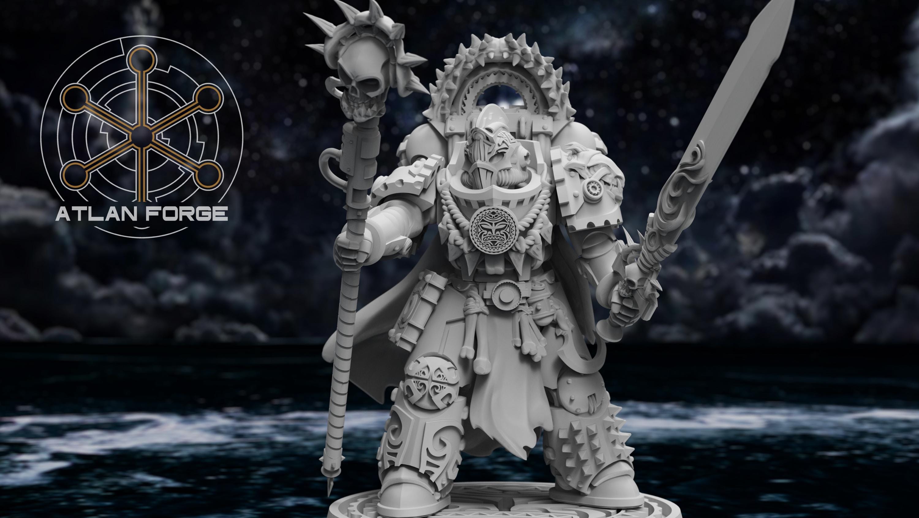 Wai Toa Ruānuku Mage 32mm wargame fantasy miniature dnd wargaming miniature dungeons and dragons painting gift RPG tabletop minis
