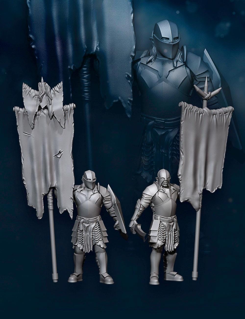 Super Orc Banner 28mm miniatures dnd gift fantasy miniatures dungeons and dragons minis wargaming miniatures tabletop wargames miniature