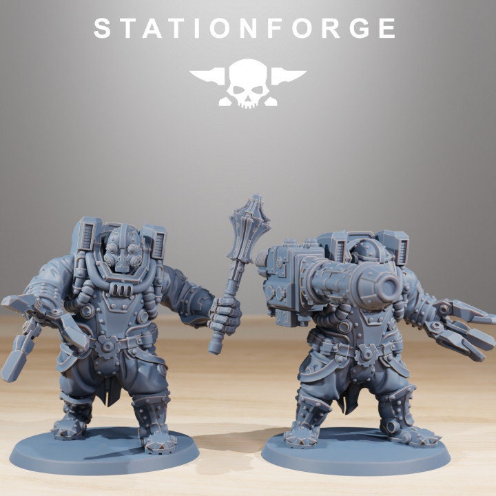 Frontliners Heavy Support 32mm sci-fi fantasy miniature for tabletop games grimdark RPGs dnd wargaming miniature dungeons and dragons