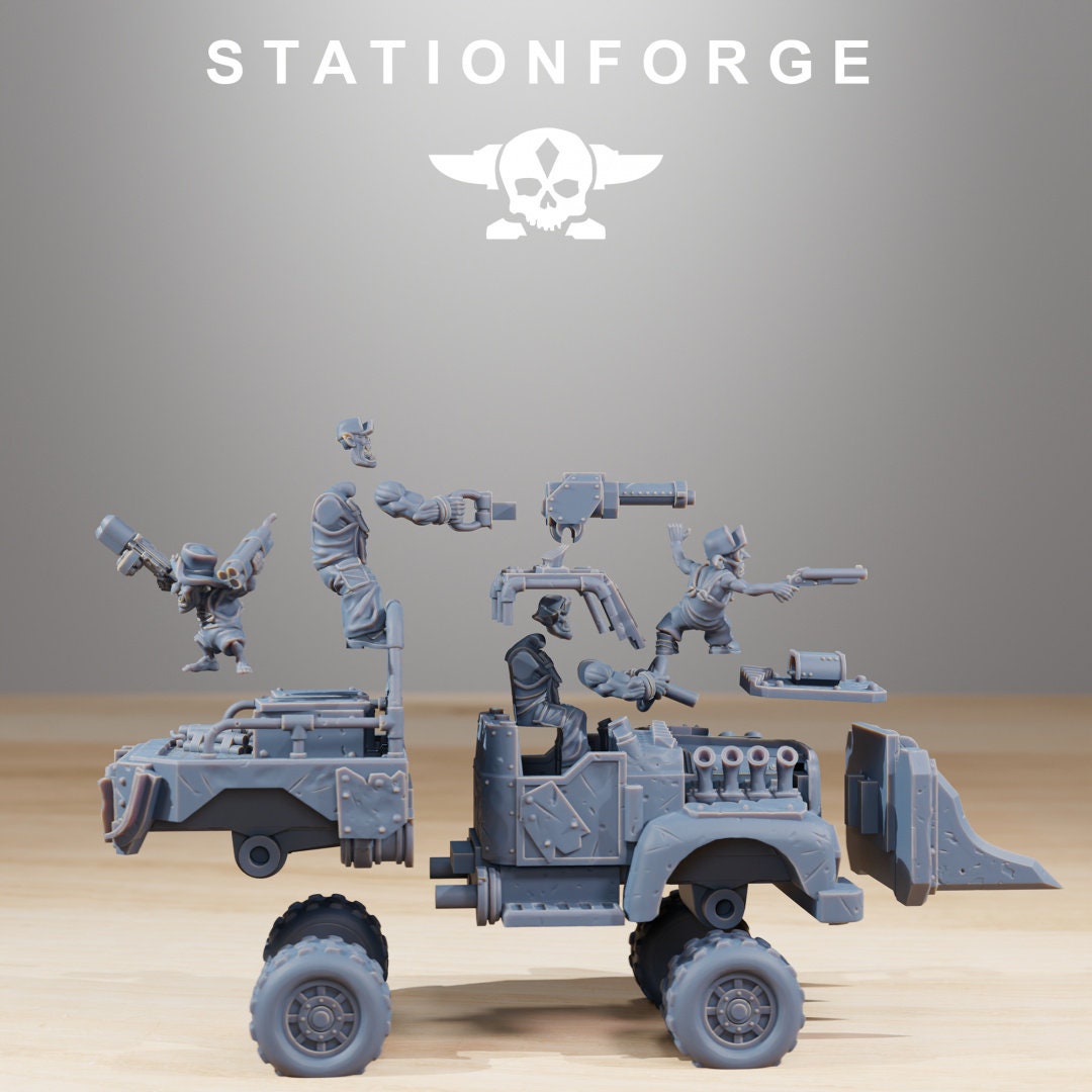 Orkaz Speedsters 28mm sci-fi fantasy miniature for tabletop games grimdark RPGs dnd wargaming miniature dungeons and dragons