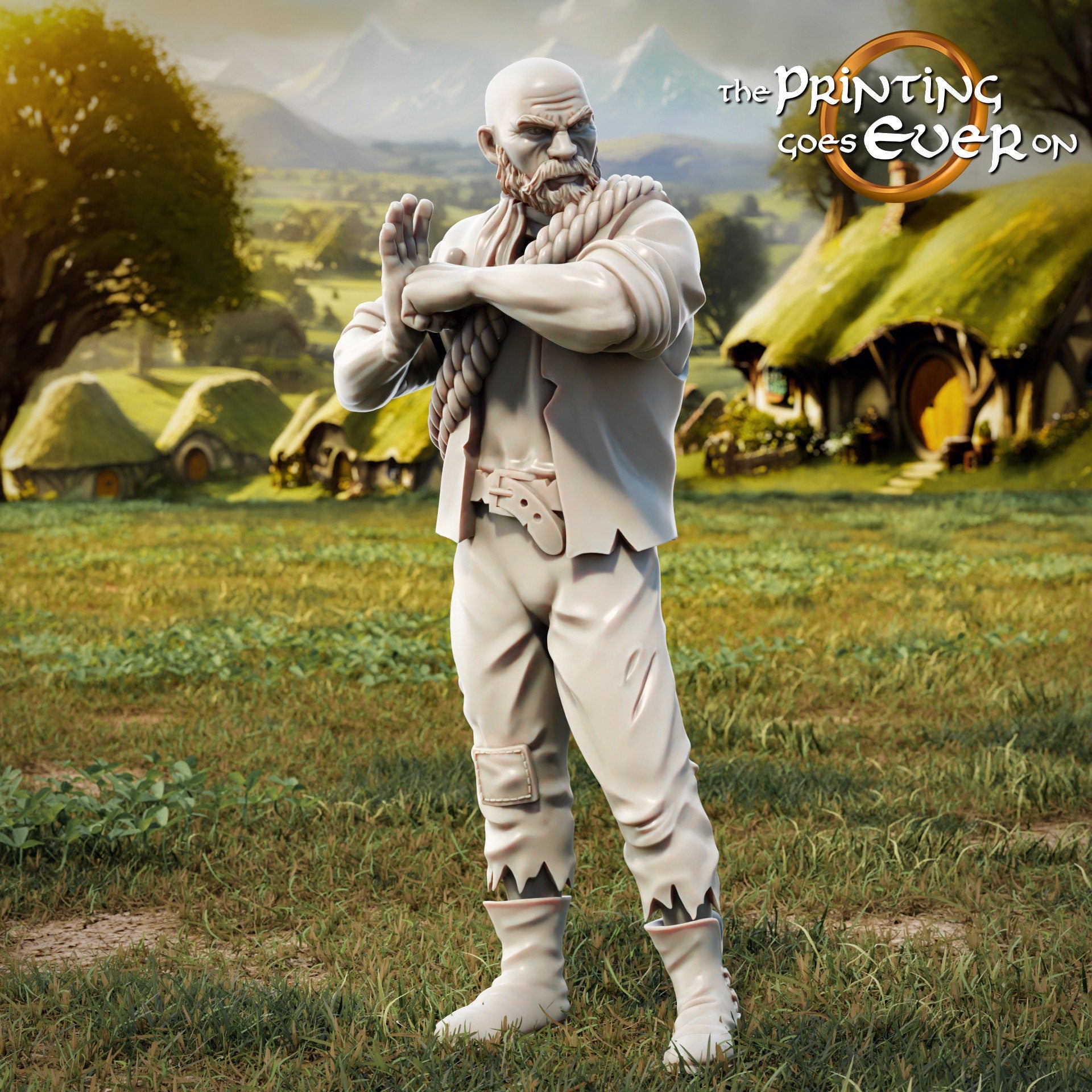 Ruffians 28mm Resin Miniatures – Fantasy Bandits for DnD and Wargaming