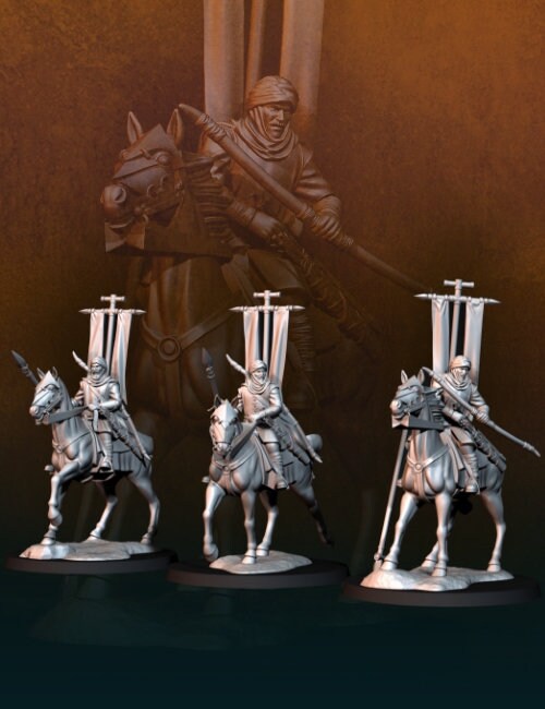 Snake warriors on horse 28mm miniatures dnd minis fantasy miniatures dungeons and dragons miniatures  wargaming miniatures tabletop wargames