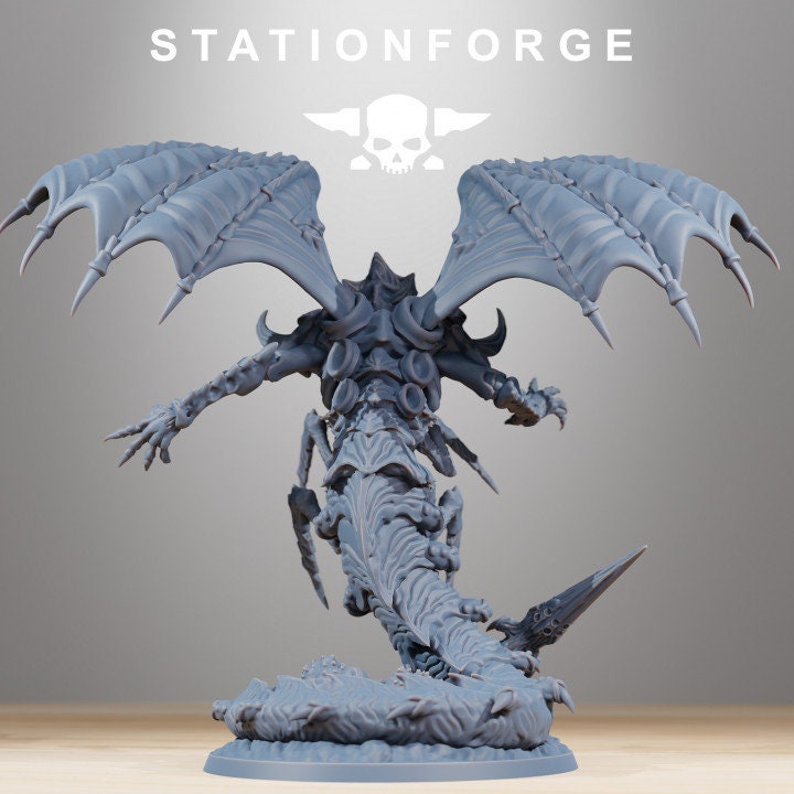Xenarid Wormaak 32mm sci-fi fantasy miniature for tabletop games grimdark RPGs dnd wargaming miniature dungeons and dragons