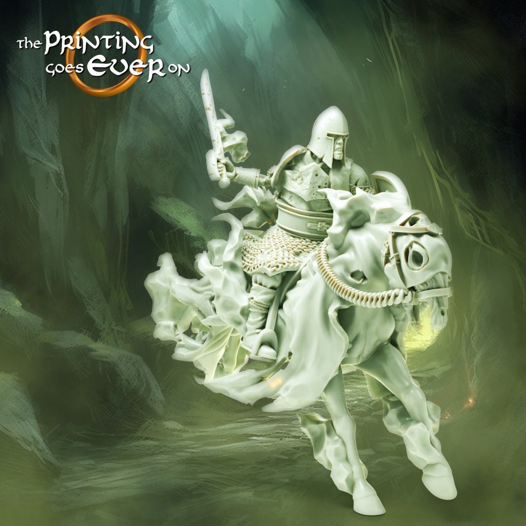 Ghost Knights Army of dead 28mm miniature dungeon and dragons fantasy wargaming miniature tabletop fantasy wargame miniature painting dnd
