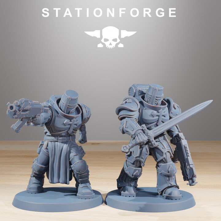Socratis Zealots 32mm sci-fi fantasy miniature for tabletop games grimdark RPGs dnd wargaming miniature dungeons and dragons