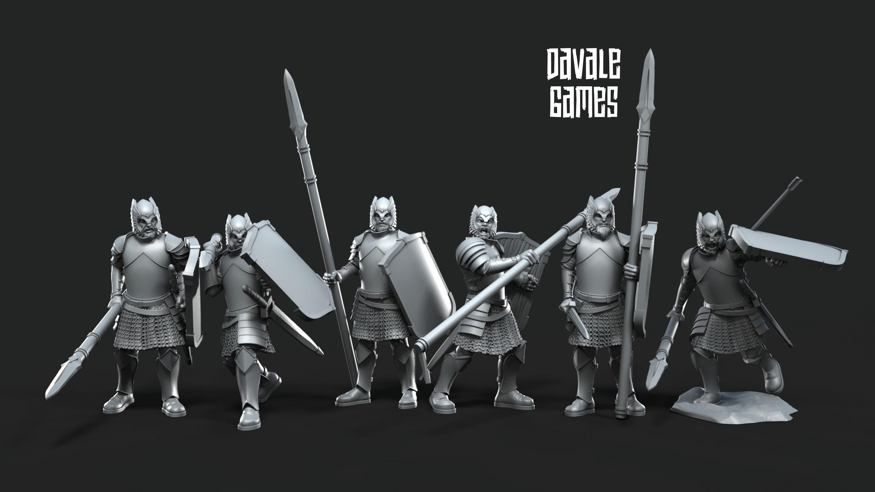 Grey Castle Spear Warriors