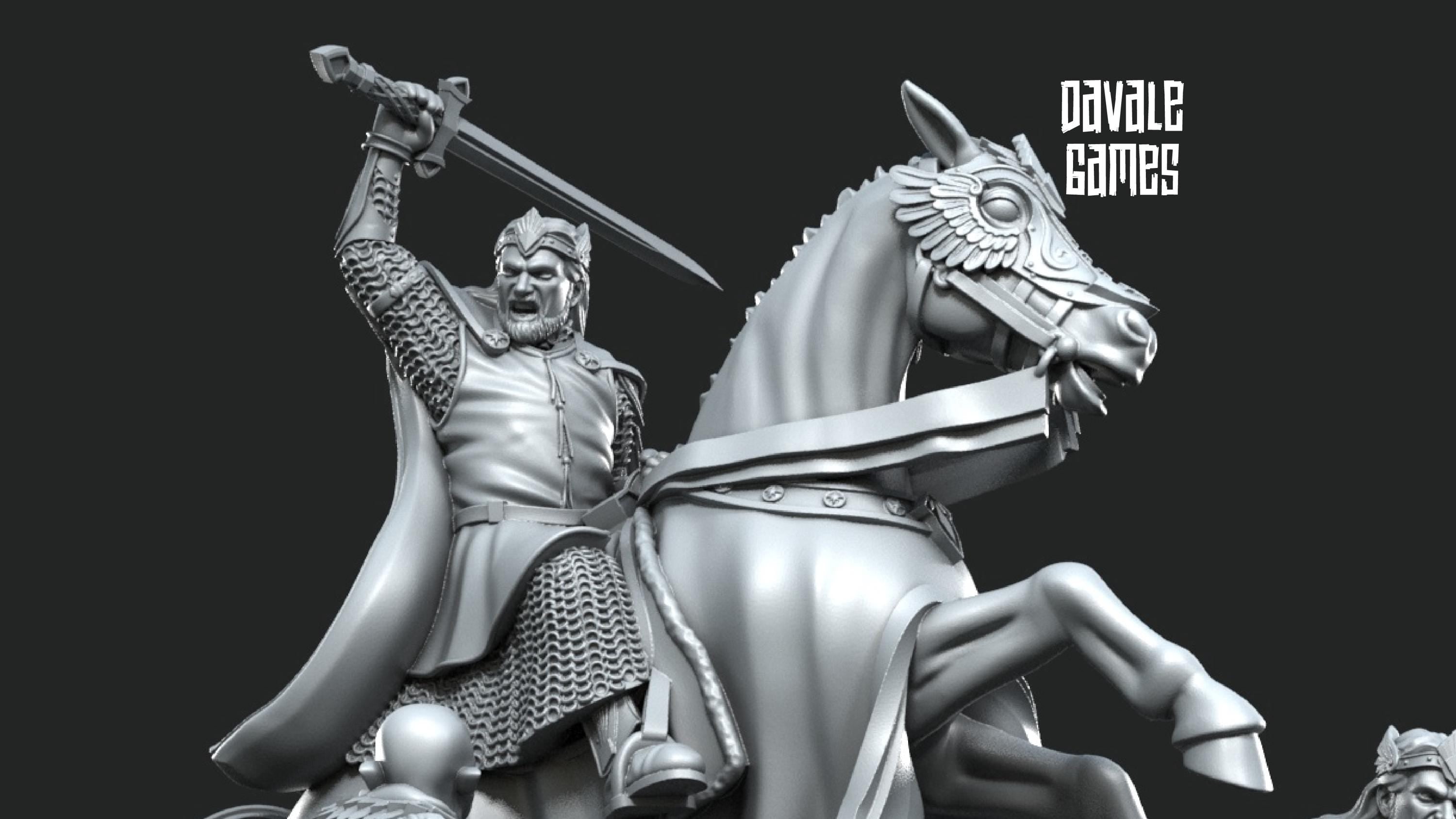 High King of Grey Castle 28mm miniatures dnd minis fantasy miniatures dungeons and dragons painting wargaming miniatures tabletop