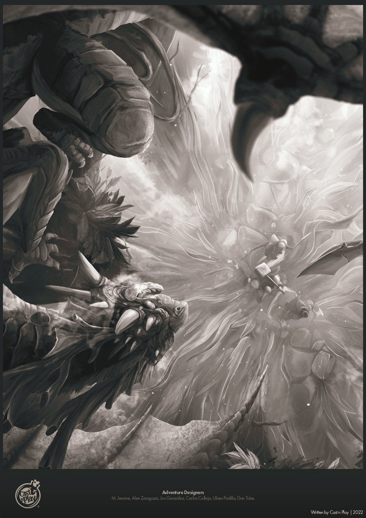 dnd Dungeon Master's 5e adventure story dragon's hunt PDF guide for Dungeons and Dragons 5th edition dnd character stats RPG tabletop game.
