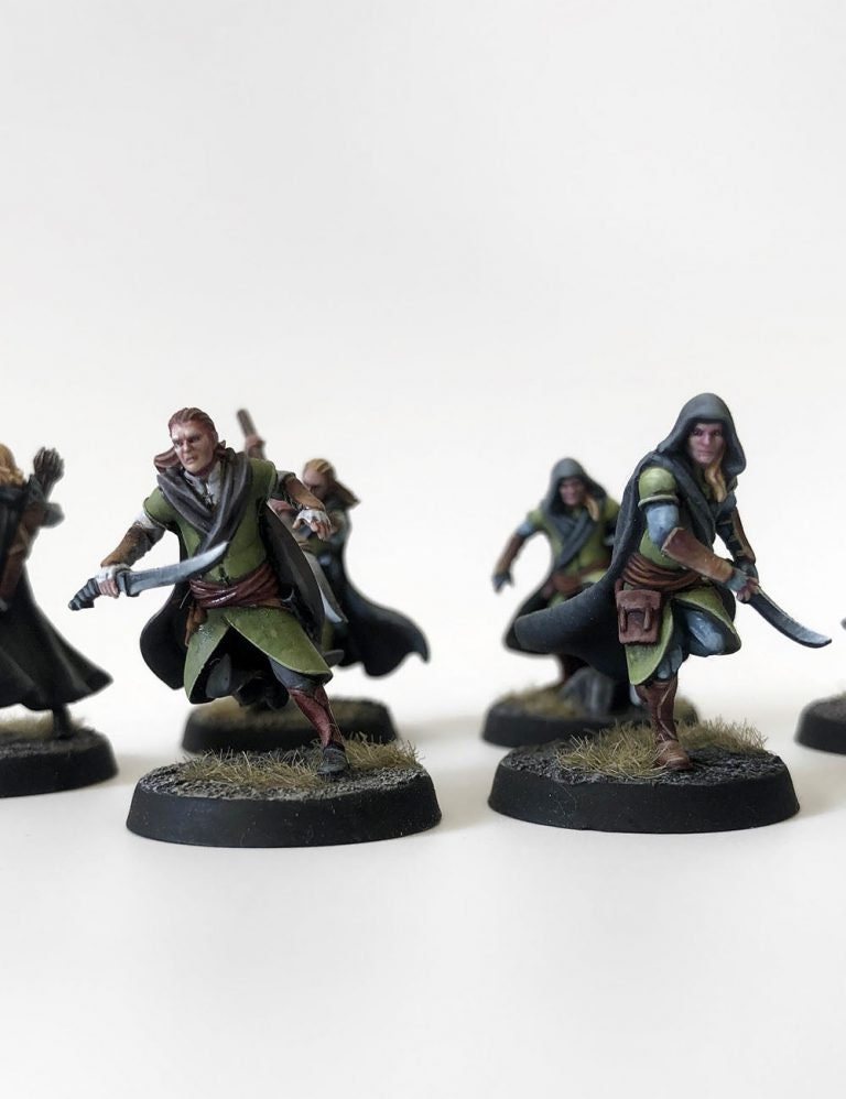 wandering wood elf 28mm miniatures dnd minis fantasy miniatures dungeons and dragons miniatures  wargaming miniatures tabletop wargames