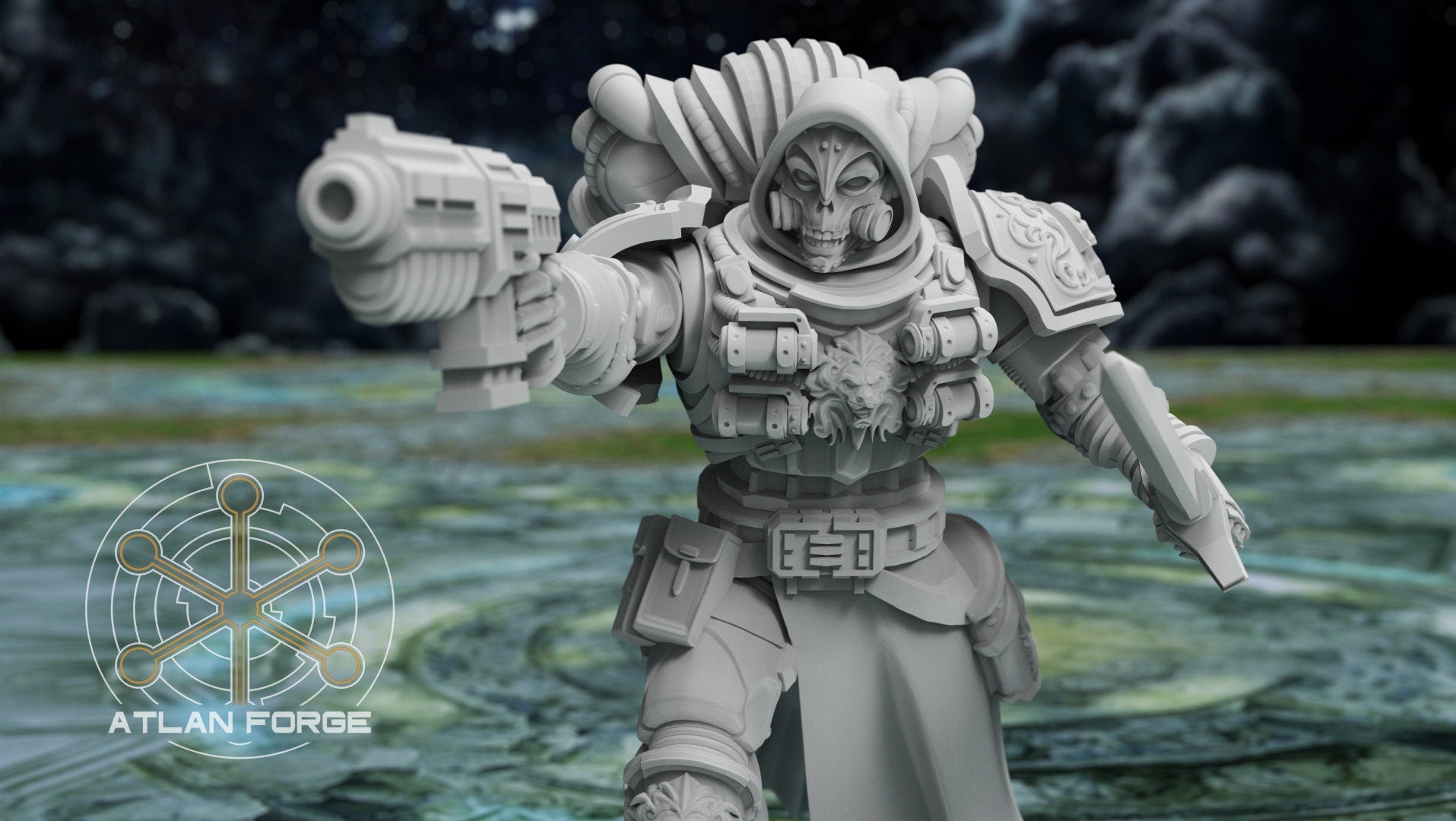 Angelic Ravagers 32mm sci-fi fantasy miniature for tabletop games grimdark RPGs dnd wargaming miniature dungeons and dragons painting gift