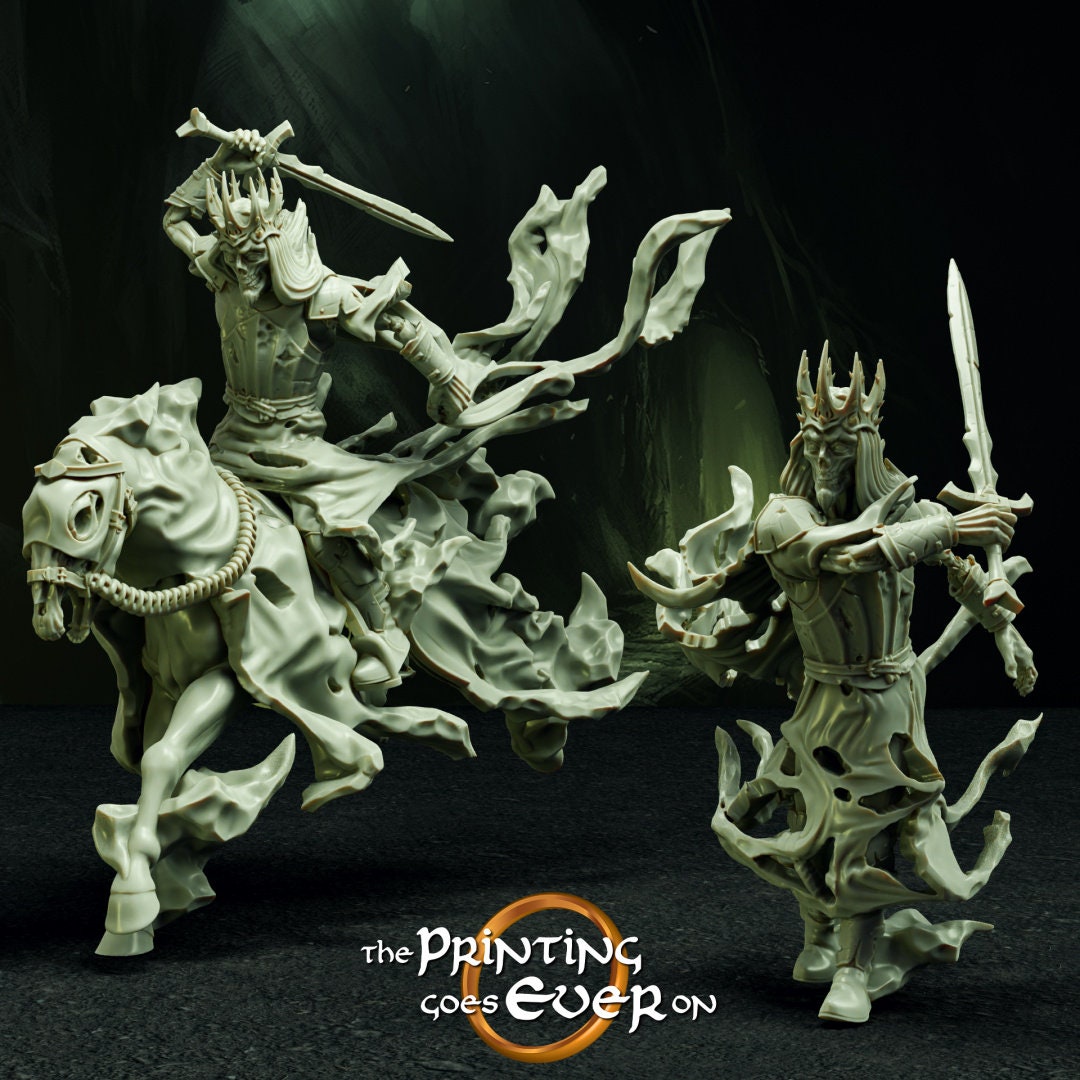 Ghost King Army of dead 28mm miniature dungeon and dragons fantasy wargaming miniature tabletop fantasy wargame miniature painting dnd