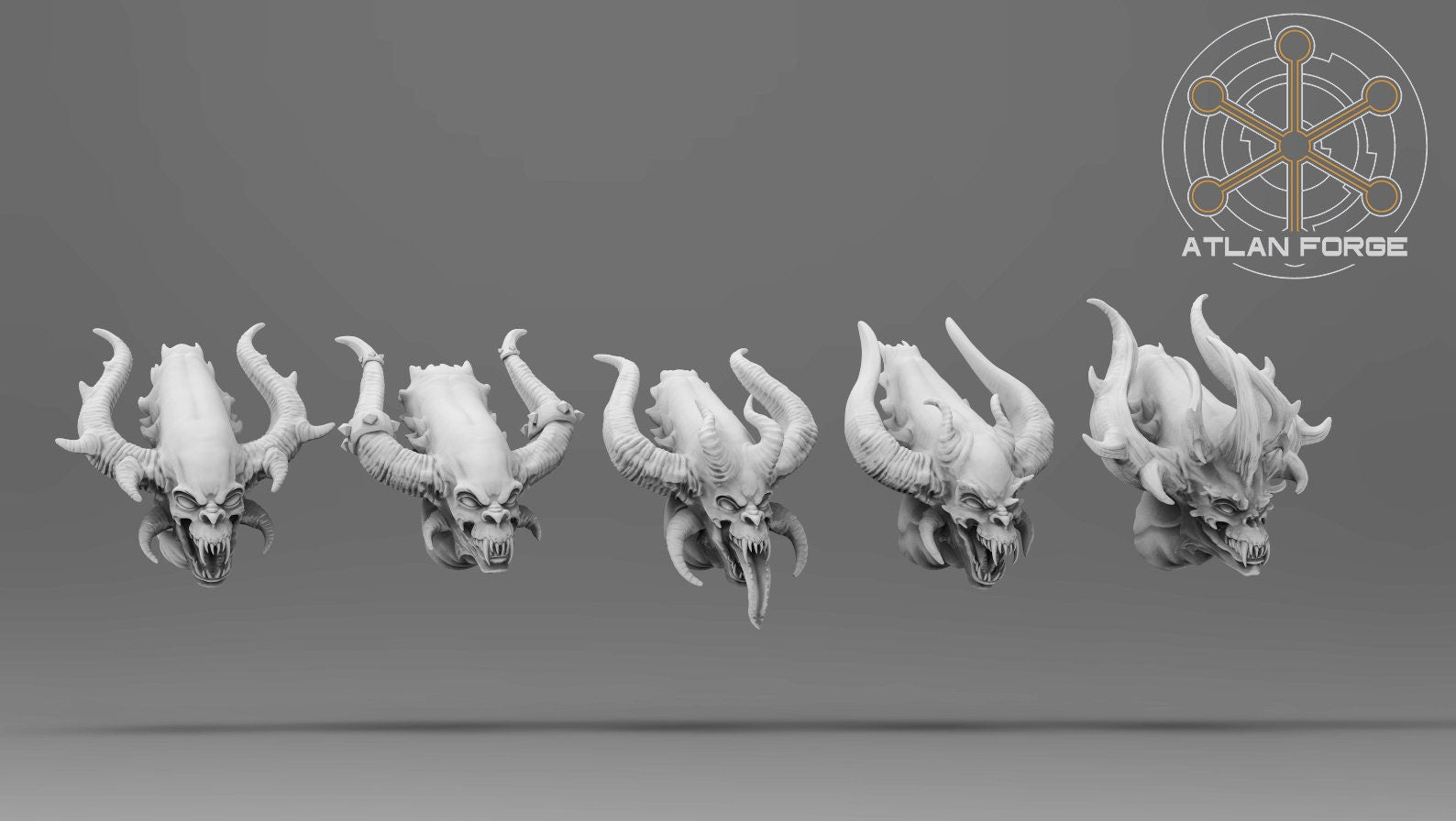Demons of hades 32mm sci-fi fantasy miniature for tabletop games grimdark RPGs wargaming miniature dungeons and dragons painting