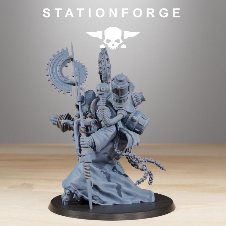 Scavenger Cultist Leader 32mm sci-fi fantasy miniature for tabletop games grimdark RPGs dnd wargaming miniature dungeons and dragons