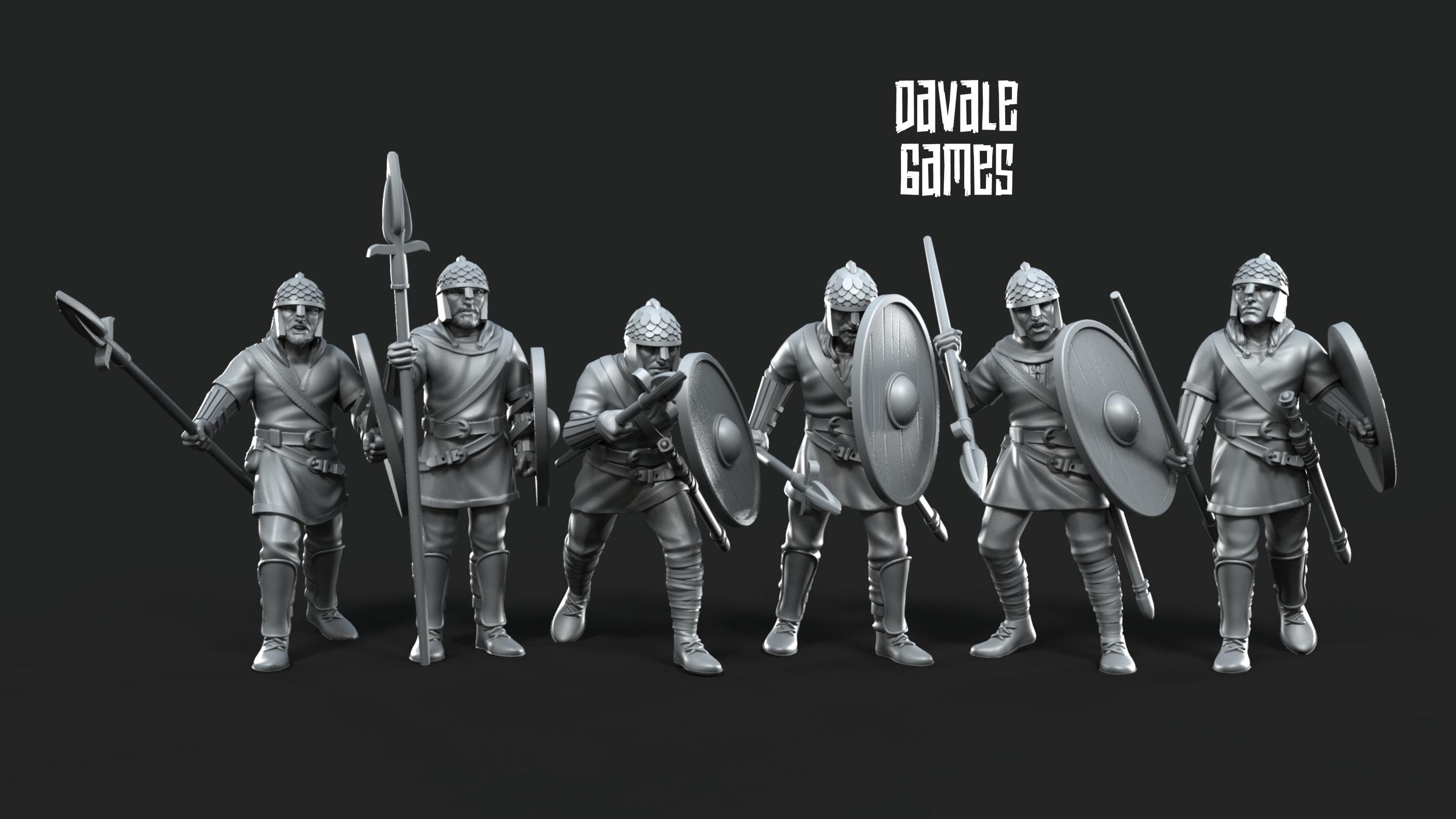 Gepids spear warriors