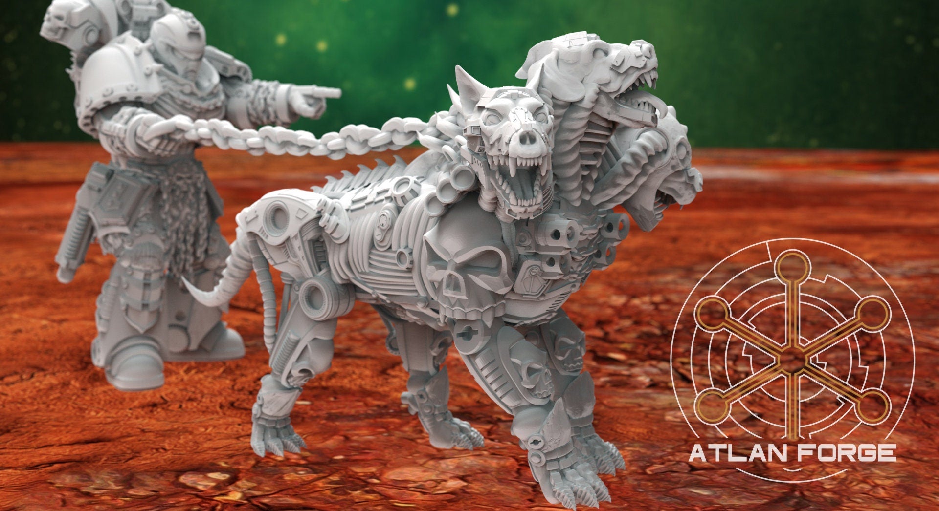 Hounds of Hades 32mm sci-fi fantasy miniature for tabletop games grimdark RPGs dnd wargaming miniature dungeons and dragons gift