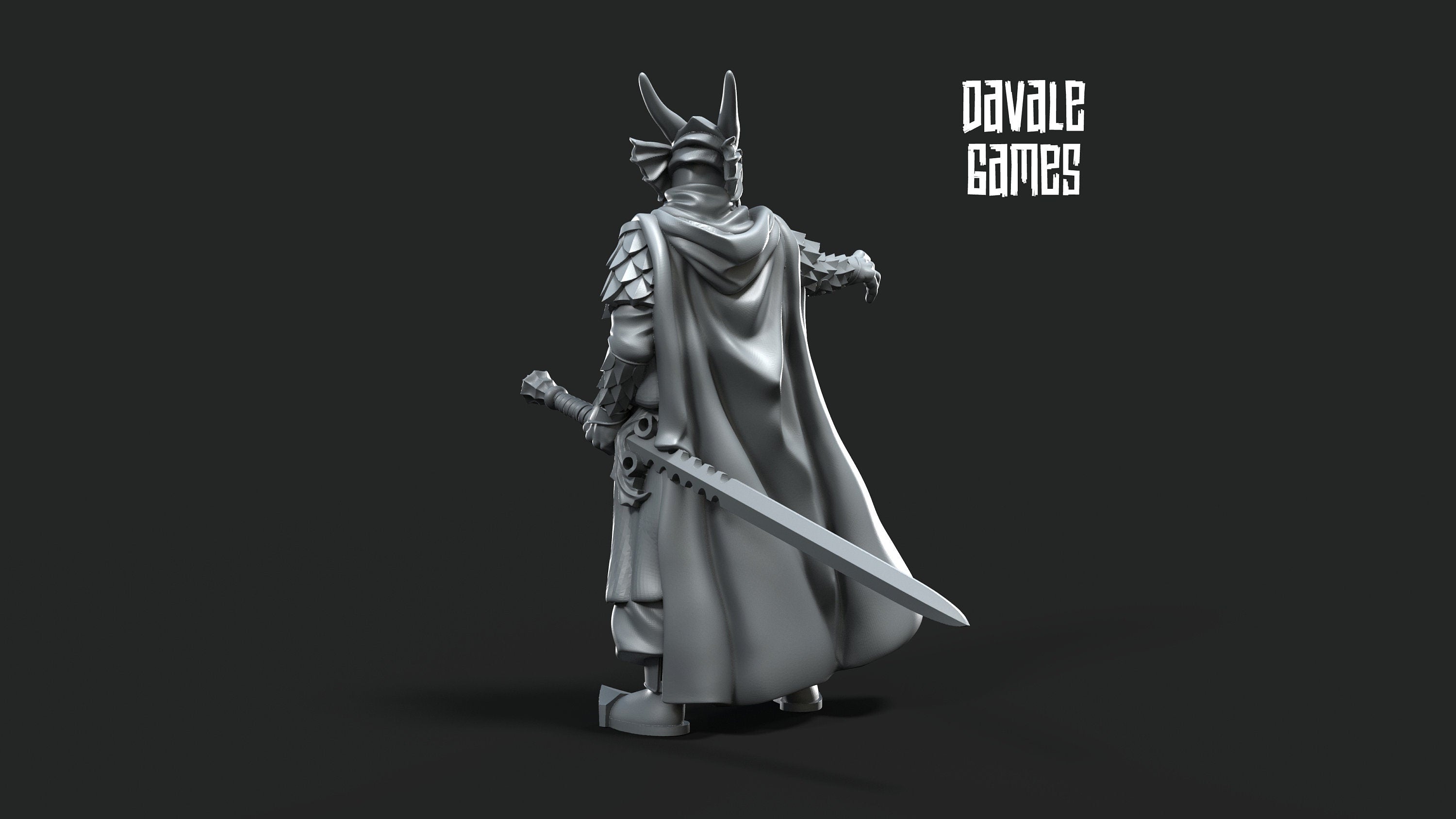 Wyvern with Dark Mage 28mm Resin Miniature – Fantasy Dragon Rider for DnD and Wargaming