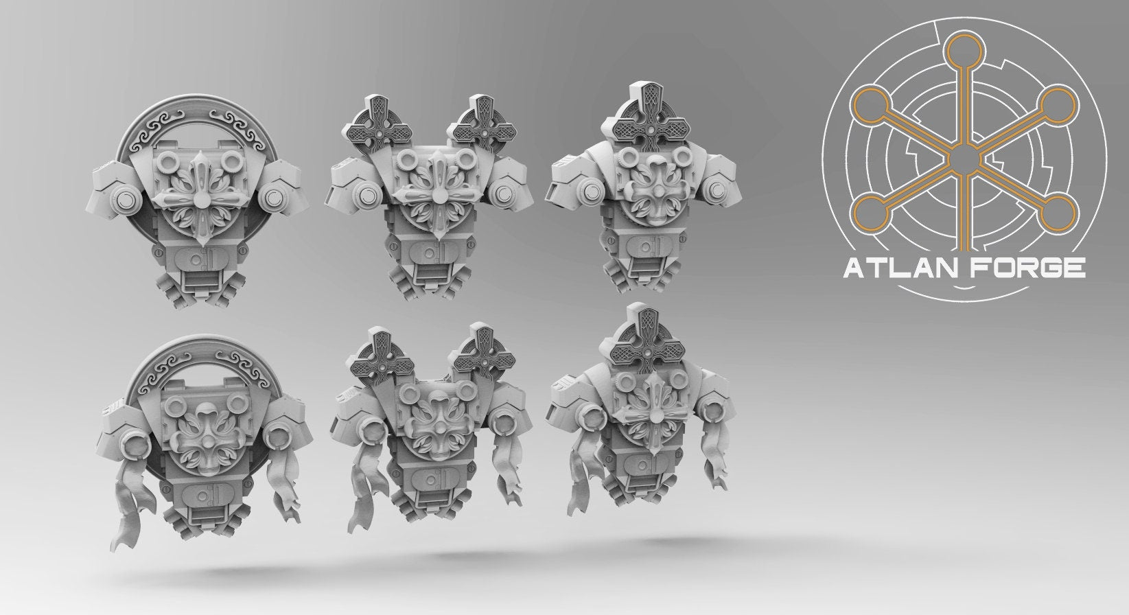 3 x Knights templar dual plasma 32mm wargame miniatures fantasy dnd wargaming minis dungeons and dragons painting gift RPG tabletop minis