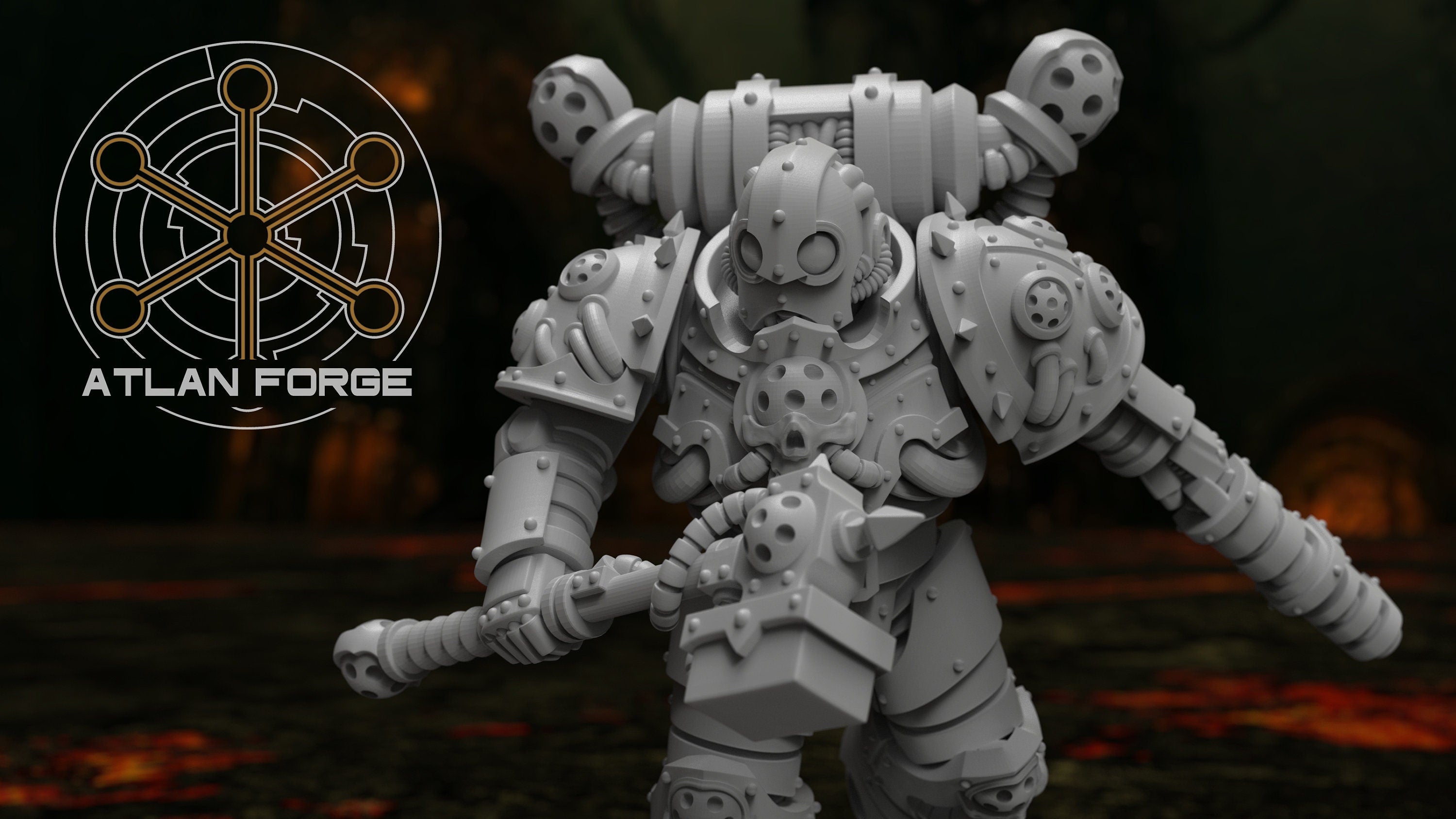 Manus Mortis Phalanges 32mm sci-fi fantasy miniature for tabletop games grimdark RPGs wargaming miniature dungeons and dragons