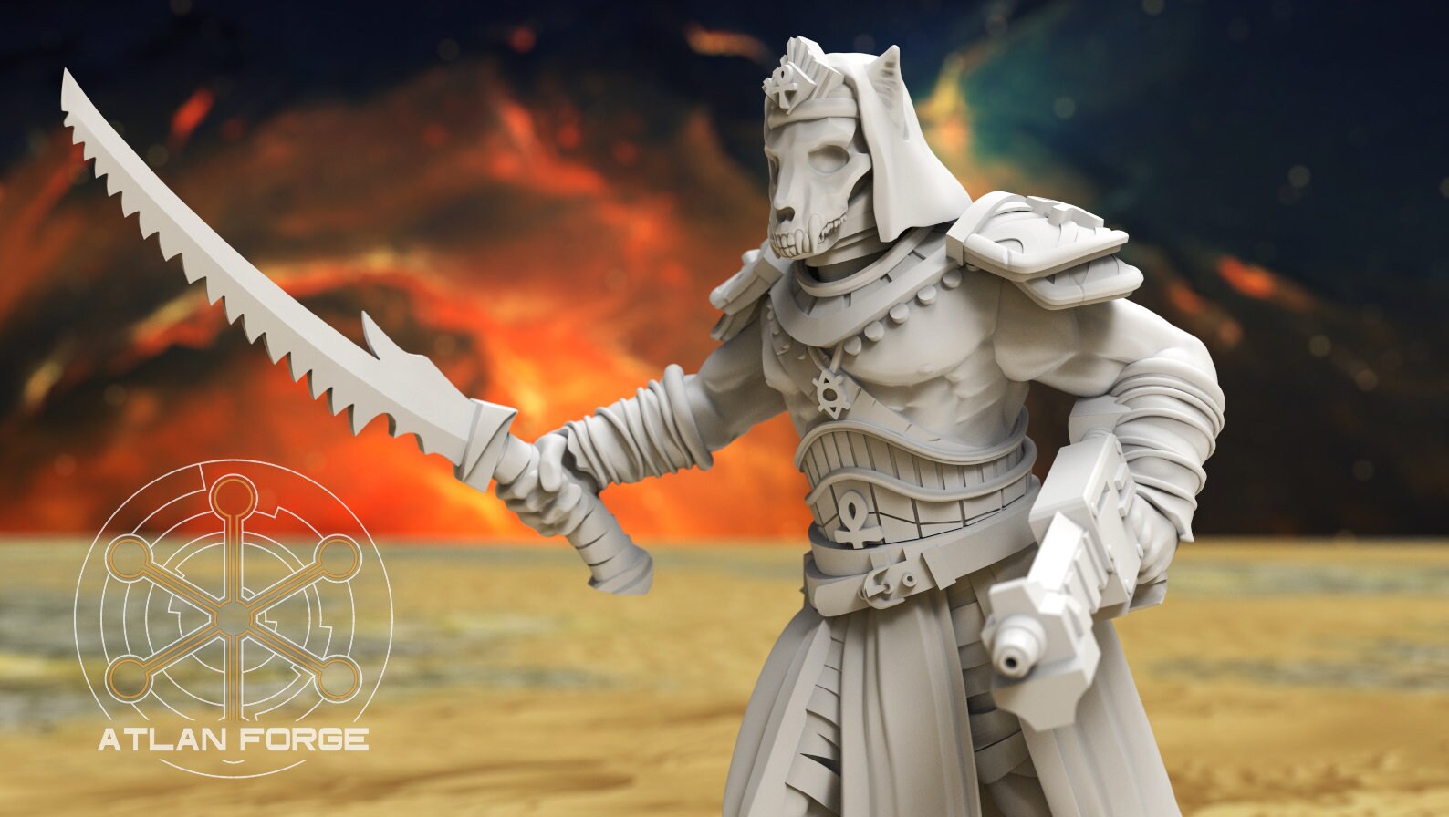 Aegyptian Cultists 32mm wargame miniatures fantasy dnd wargaming minis dungeons and dragons painting gift RPG tabletop minis