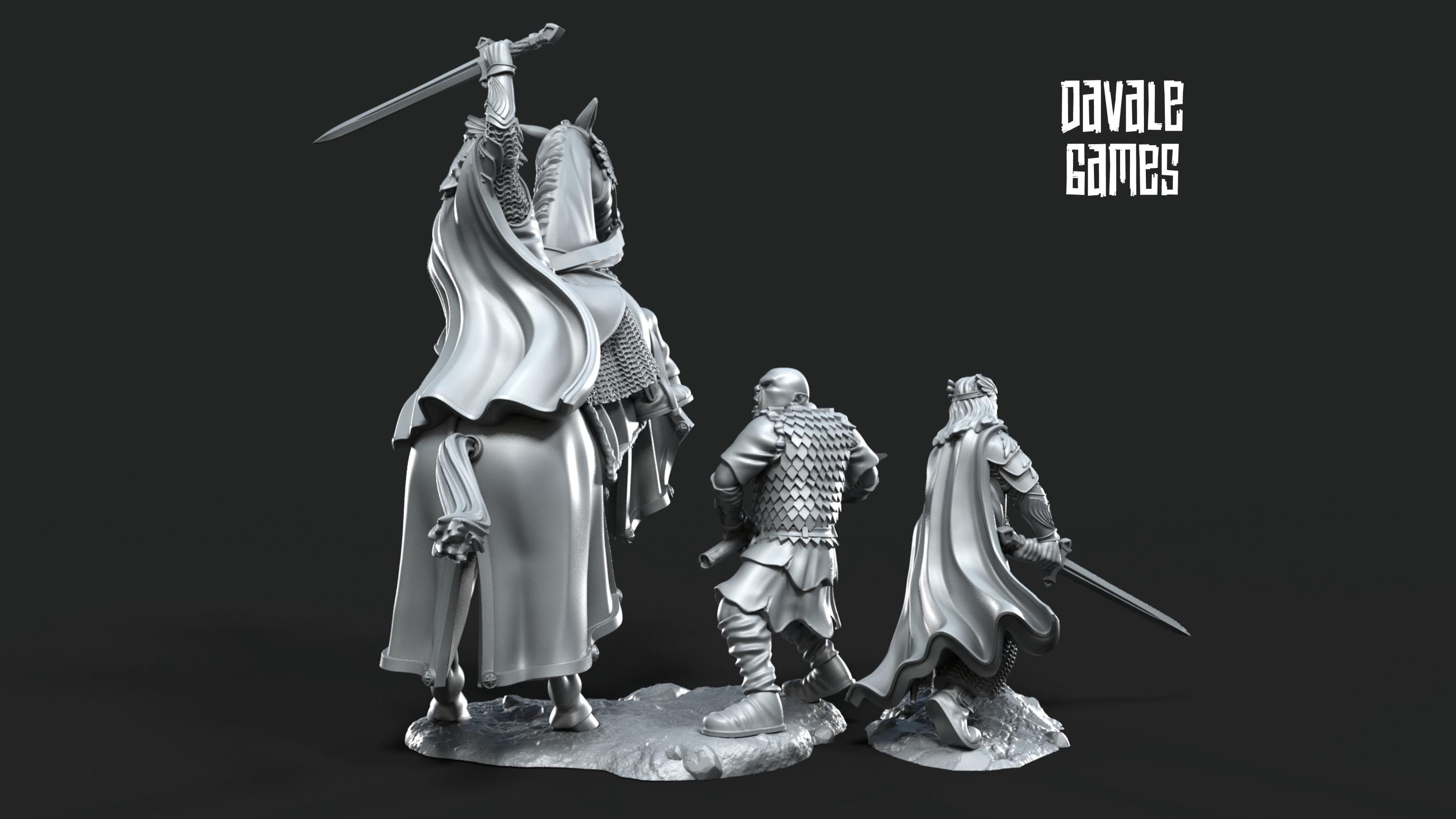 High King of Grey Castle 28mm miniatures dnd minis fantasy miniatures dungeons and dragons painting wargaming miniatures tabletop