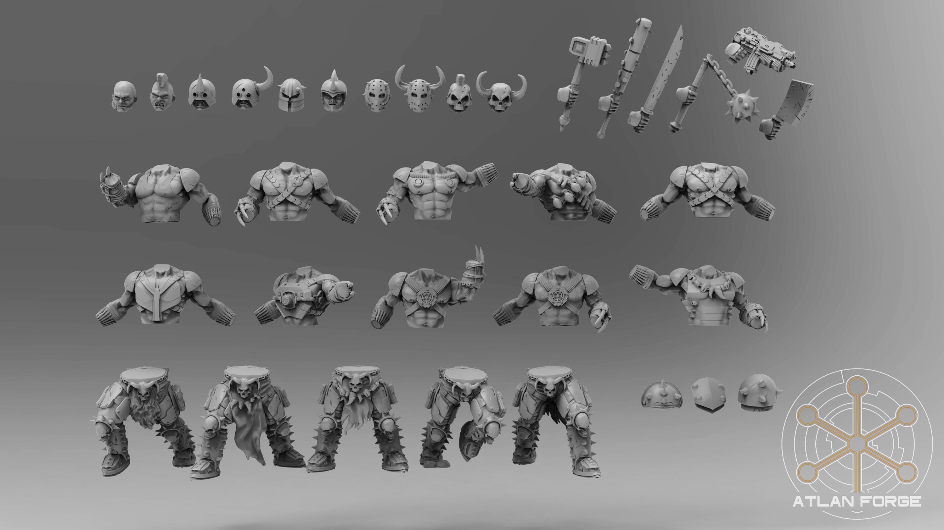 Hades Cultists 32mm wargame fantasy miniature dnd wargaming miniature dungeons and dragons painting gift RPG tabletop minis