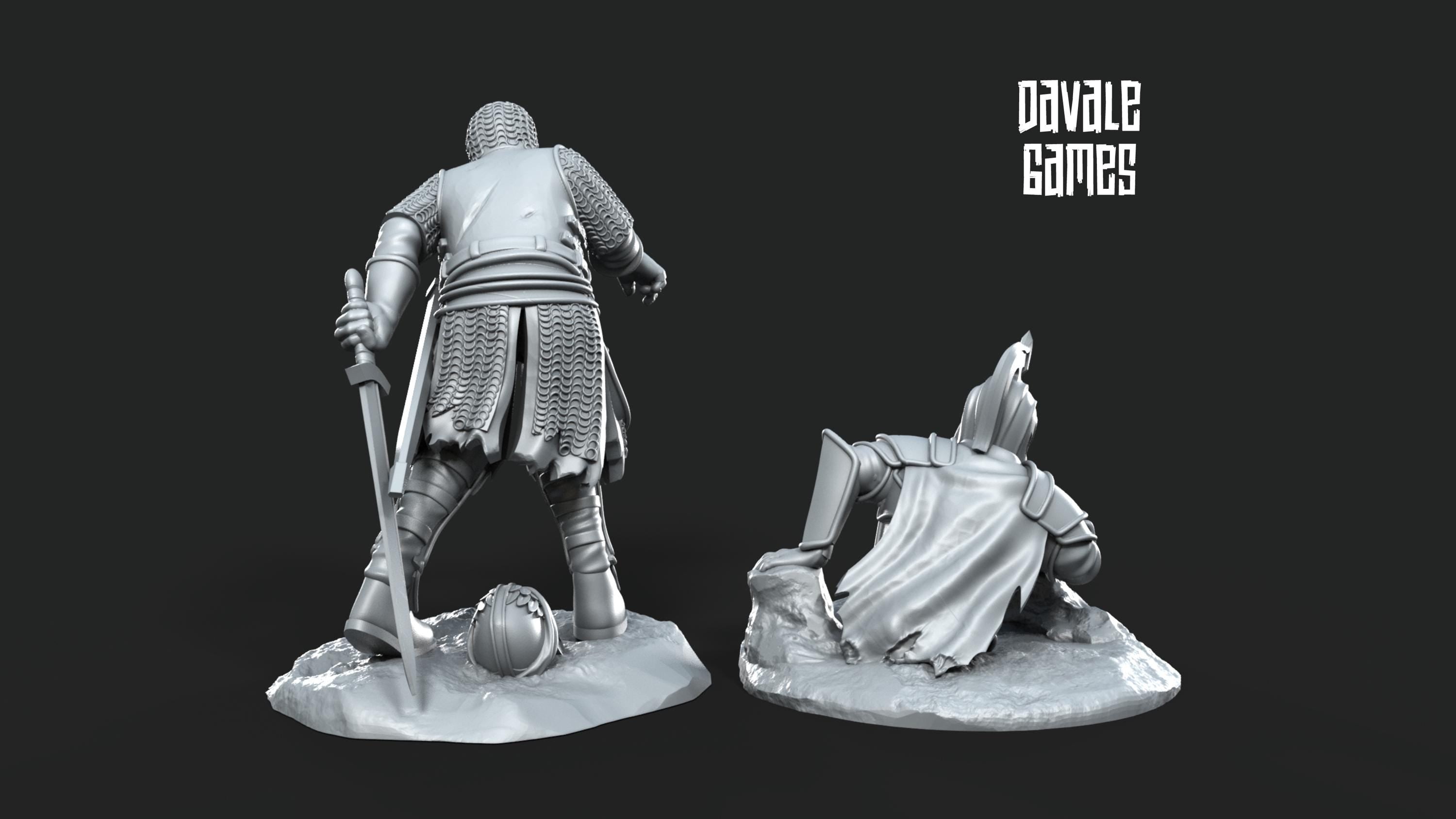Ghost, Spirit and wraiths 28mm Miniatures | 3D Printed Undead Fantasy Models for DnD Pathfinder and Other Tabletop RPG Games
