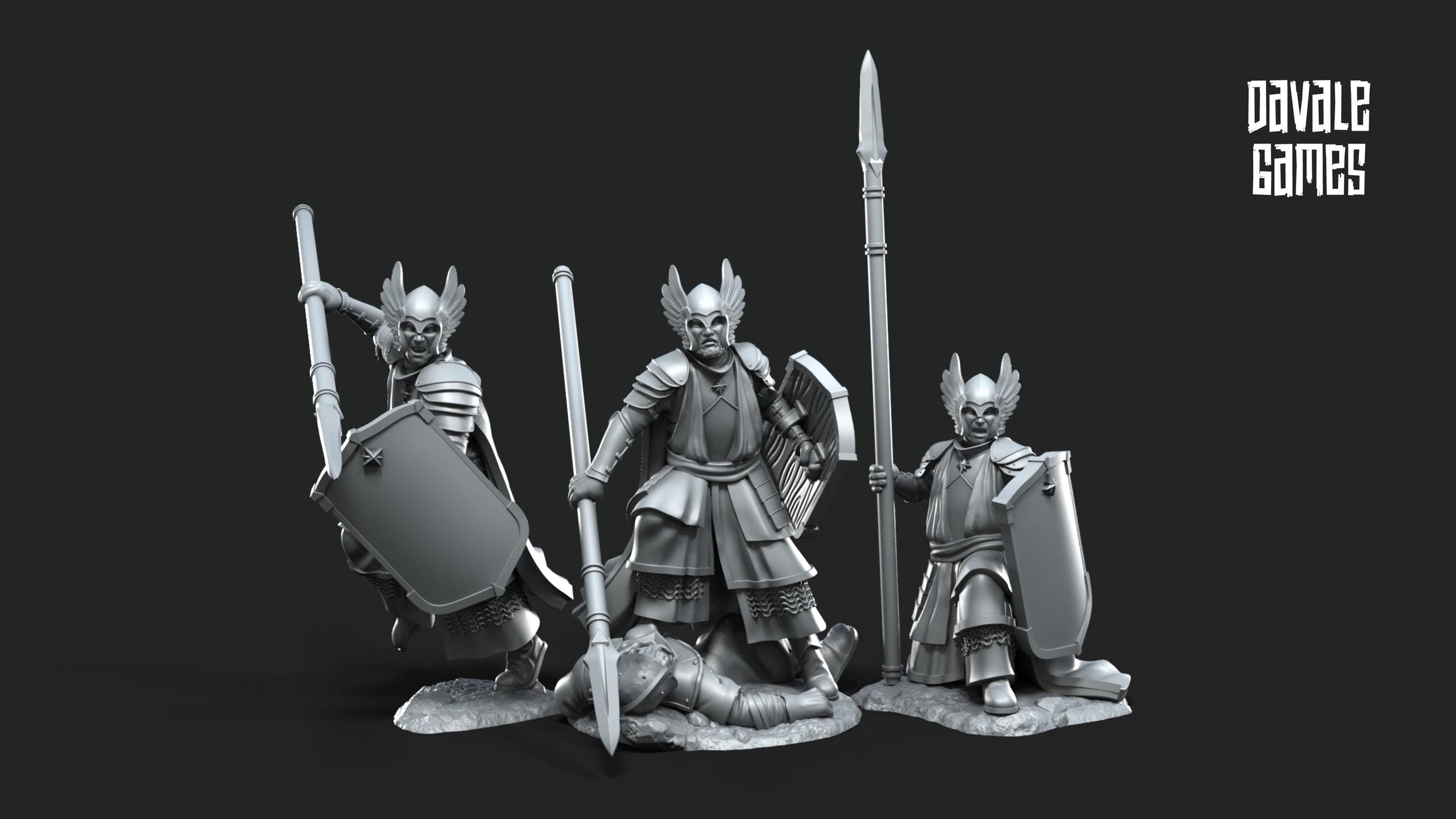 Guards of the Grey Tree b2 28mm miniatures dnd minis fantasy miniatures dungeons and dragons miniatures painting wargaming tabletop