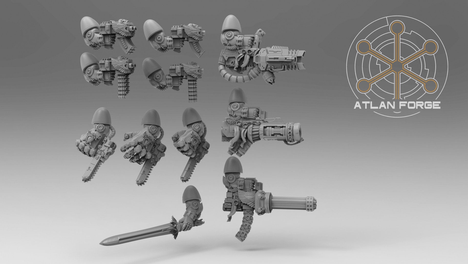 Angelic dominators 32mm sci-fi fantasy miniature for tabletop games grimdark RPGs dnd wargaming miniature dungeons and dragons painting gift