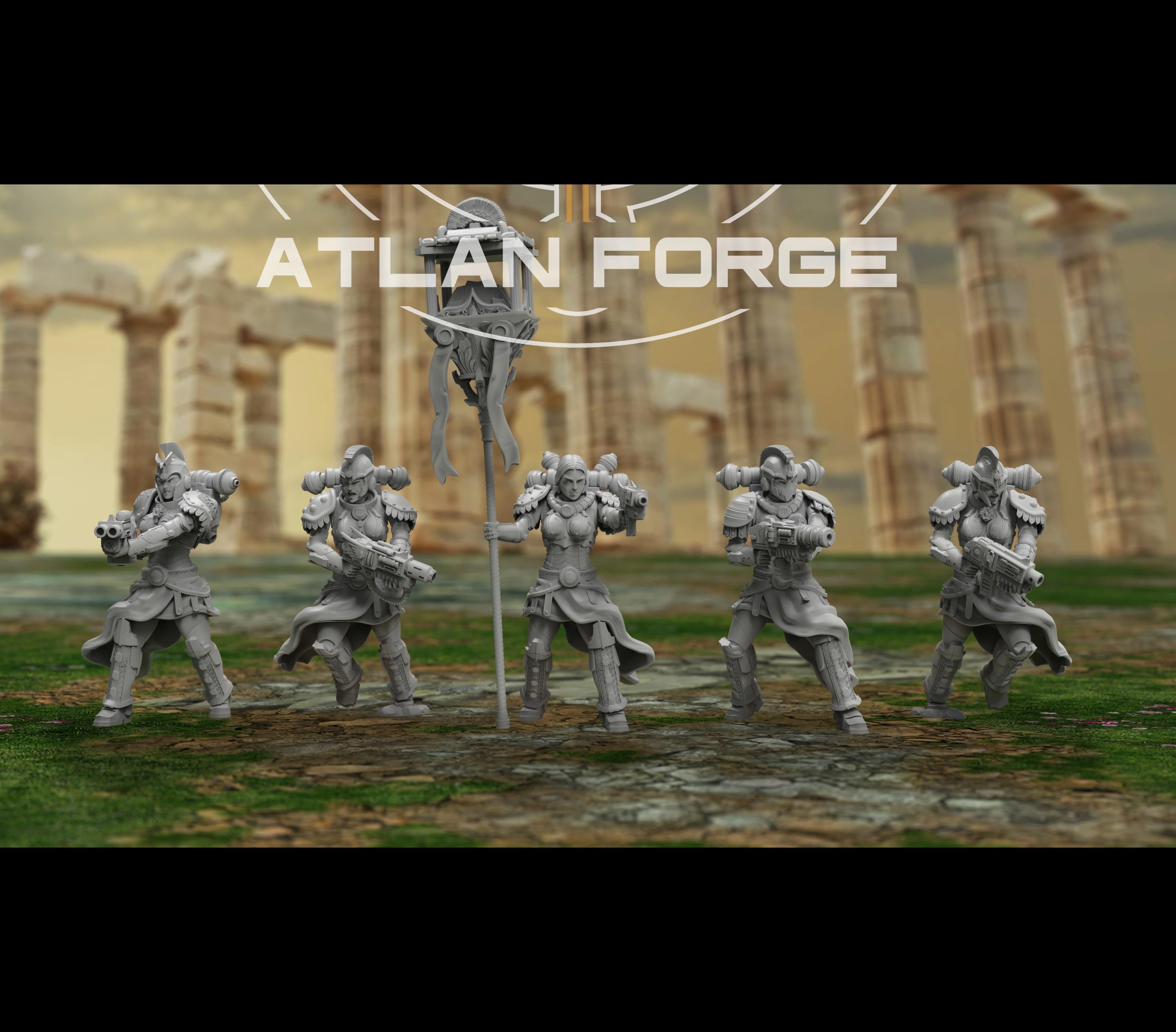 Minoan Pandorai 32mm wargame fantasy miniature dnd wargaming miniature dungeons and dragons painting gift RPG tabletop minis