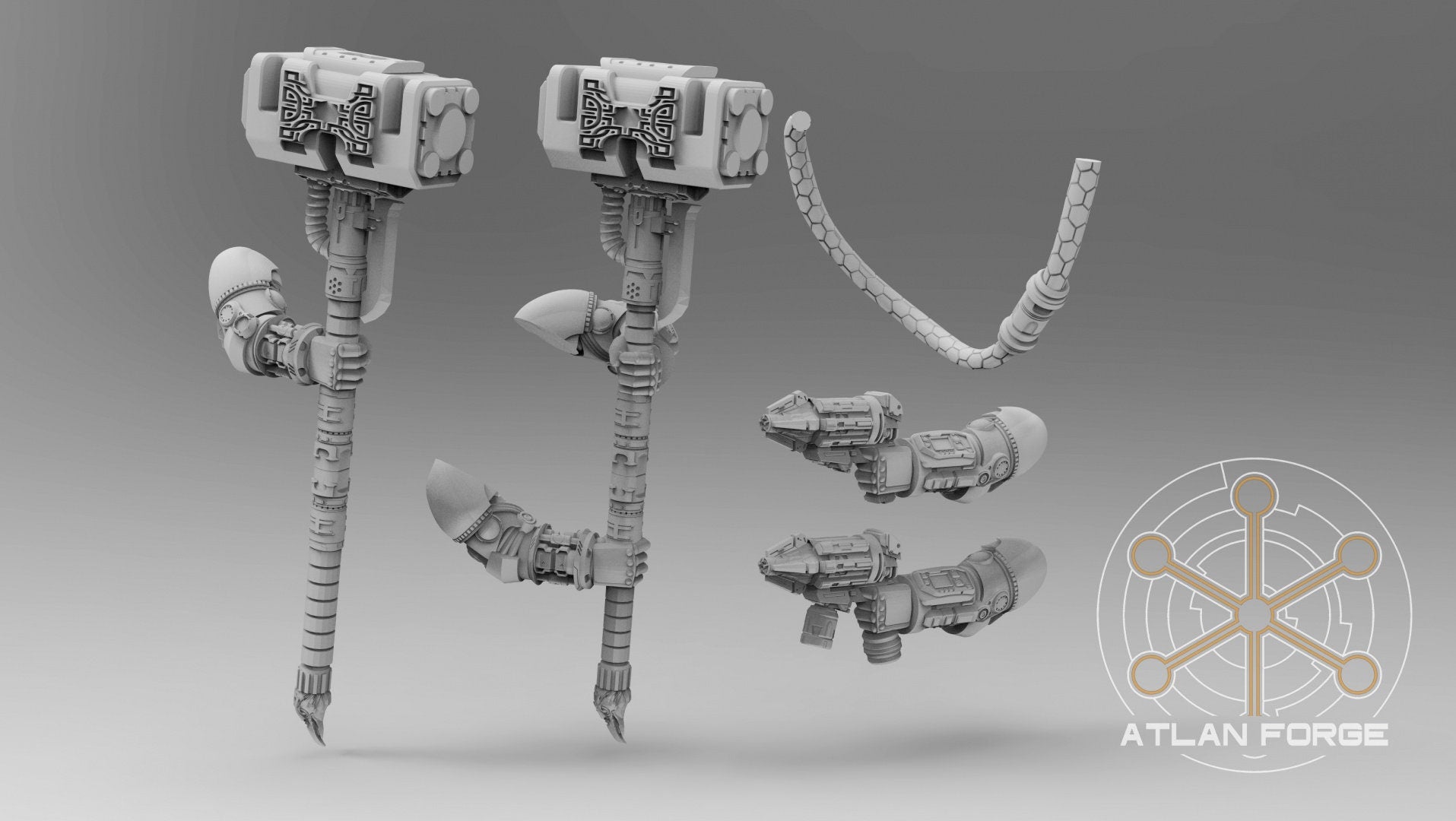 Asgardian Artificer 32mm sci-fi fantasy miniature for tabletop games grimdark RPGs dnd wargaming miniature dungeons and dragons gift
