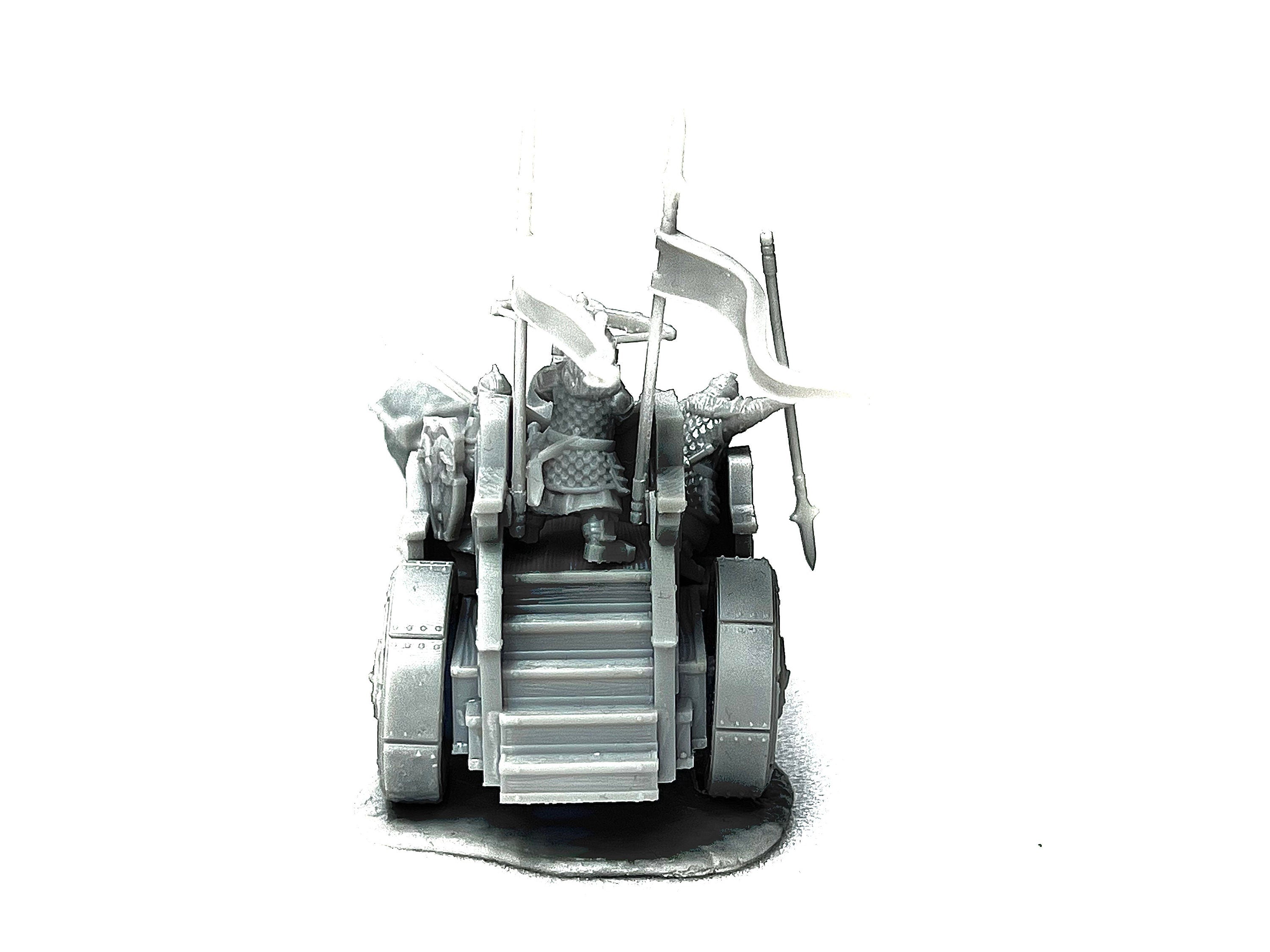 Silver Goat Dwarves and giant eagles tabletop wargaming miniatures 28mm