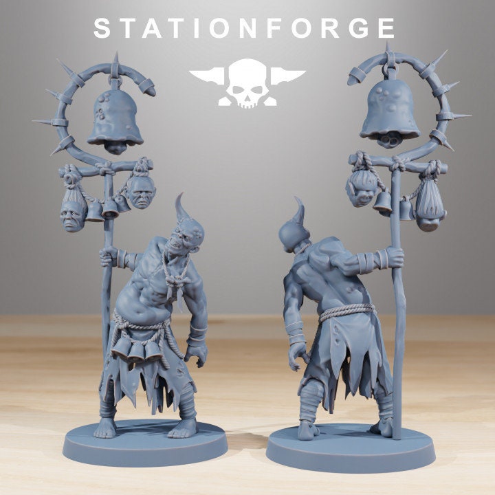 Corrupted Guard Walkers 32mm sci-fi fantasy miniature for tabletop games grimdark RPGs dnd wargaming miniature dungeons and dragons