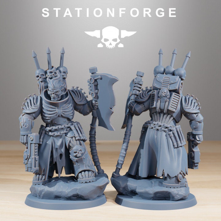 Socratis Doom Reapers 32mm sci-fi fantasy miniature for tabletop games grimdark RPGs dnd wargaming miniature dungeons and dragons skeleton