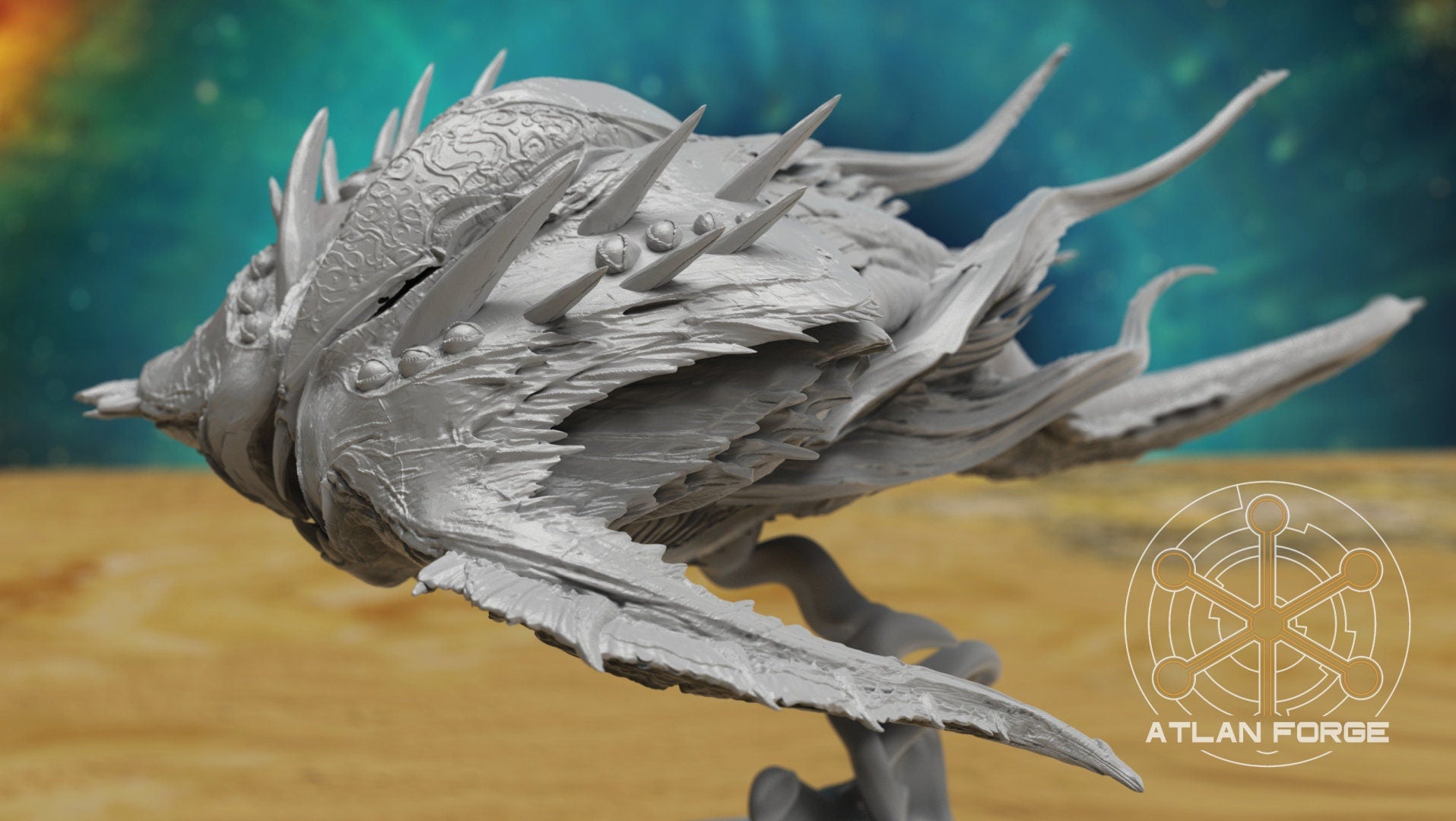 Manta Demons 32mm sci-fi fantasy miniature for tabletop games grimdark RPGs dnd wargaming miniature dungeons and dragons painting