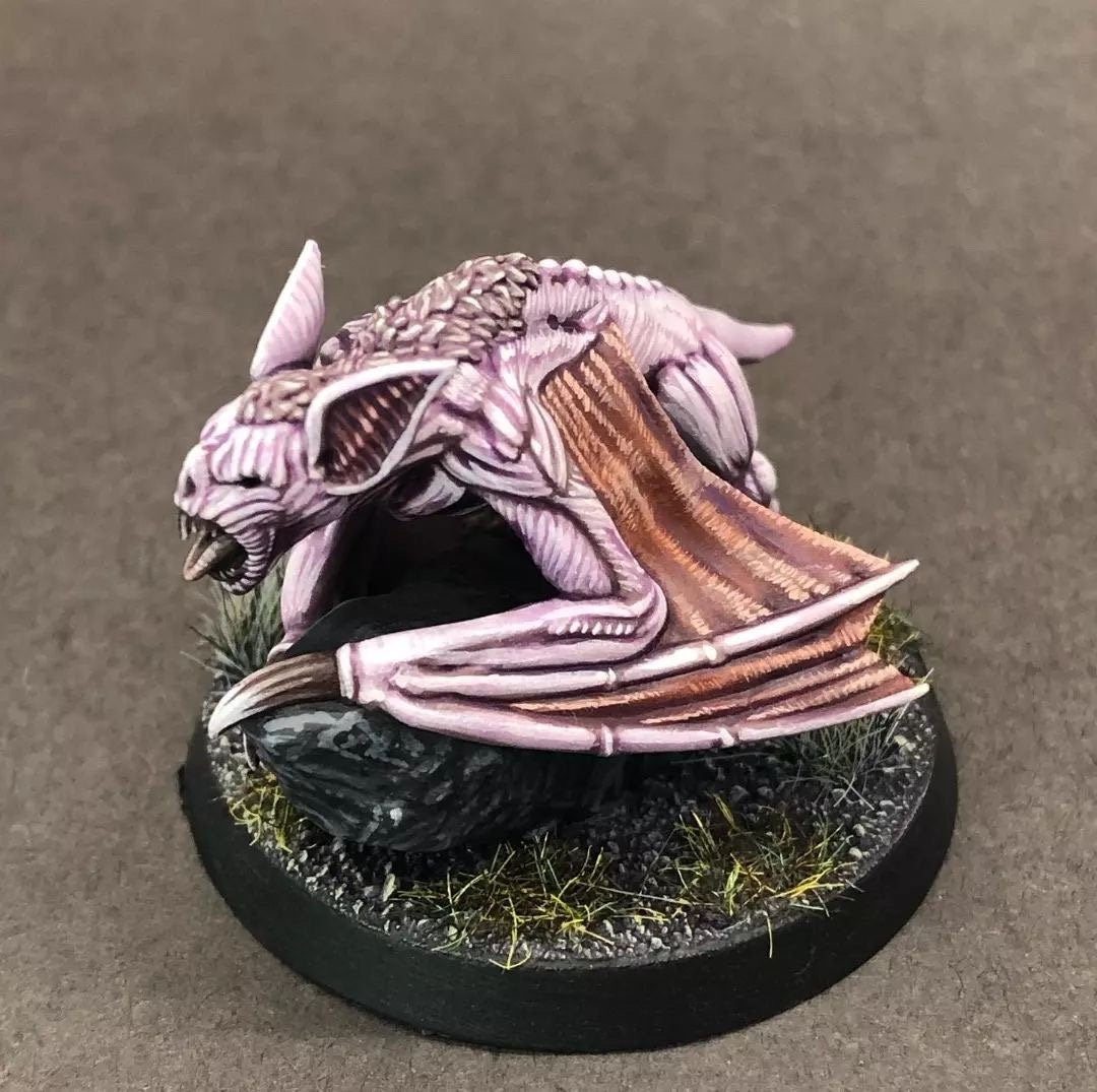 Terror realm gaint bats 28mm miniature dungeon and dragons fantasy wargaming miniature tabletop fantasy wargame miniature painting gift dnd