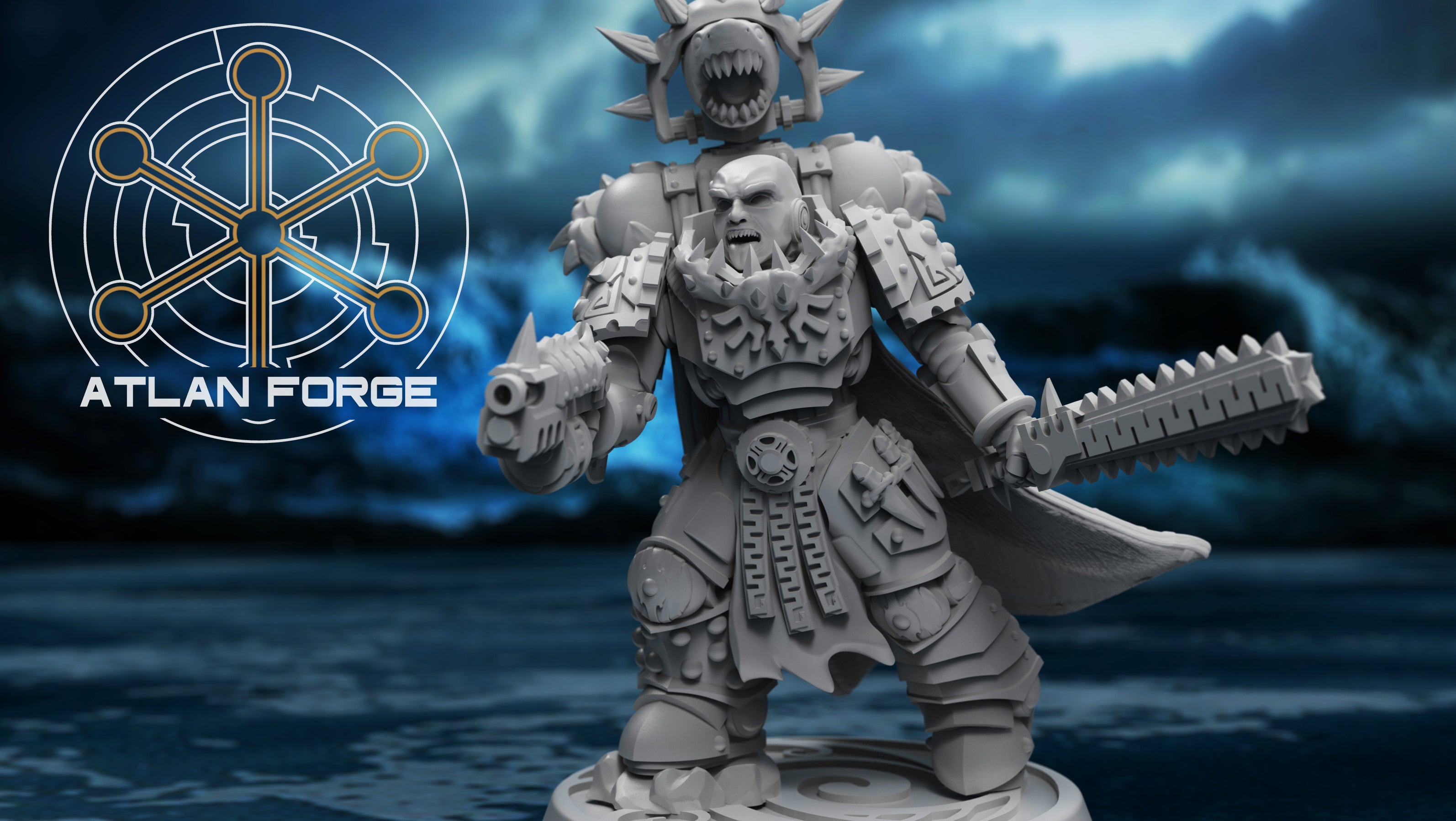 Wai Toa Captain 32mm Resin Miniature – Sci Fi Fantasy Hero for Wargaming and DnD