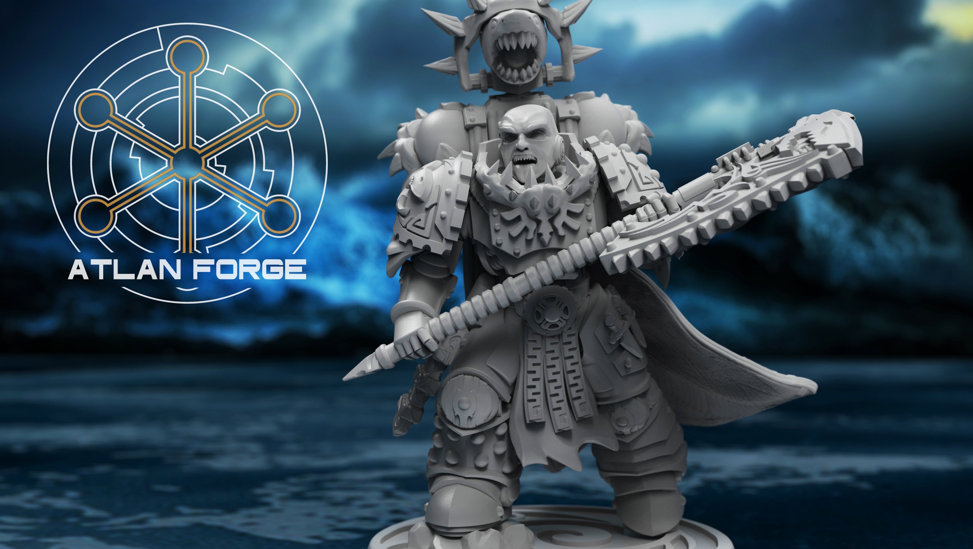 Wai Toa Captain 32mm Resin Miniature – Sci Fi Fantasy Hero for Wargaming and DnD