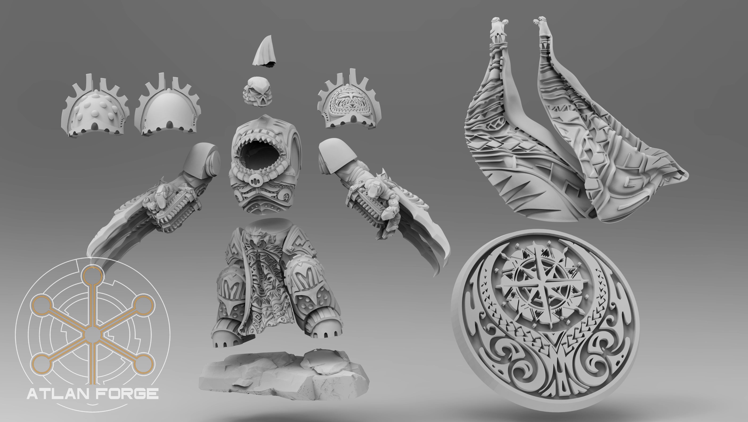 Wai Toa Legion 32mm Resin Miniatures – Grimdark Sci Fi Army for Wargaming