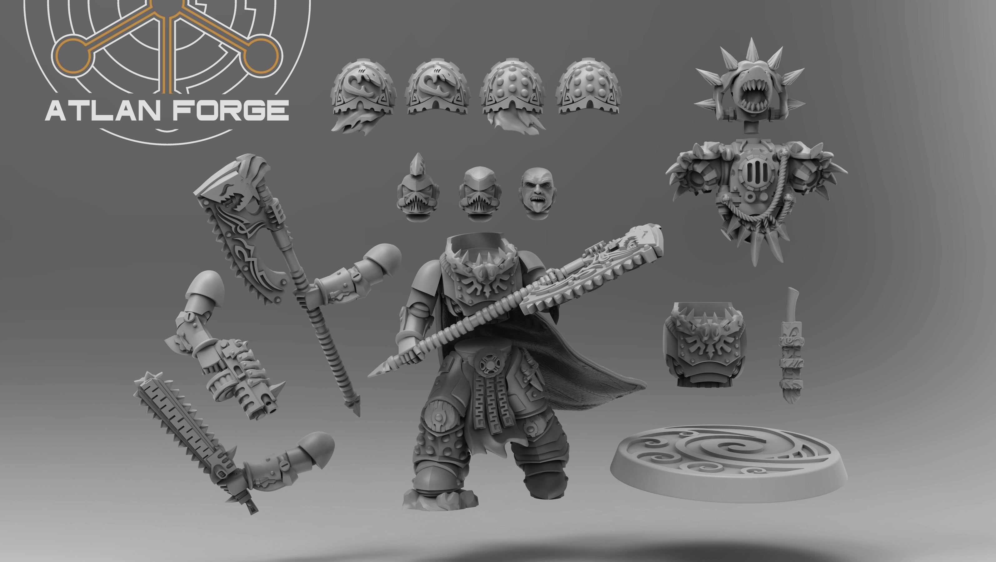 Wai Toa Captain 32mm Resin Miniature – Sci Fi Fantasy Hero for Wargaming and DnD