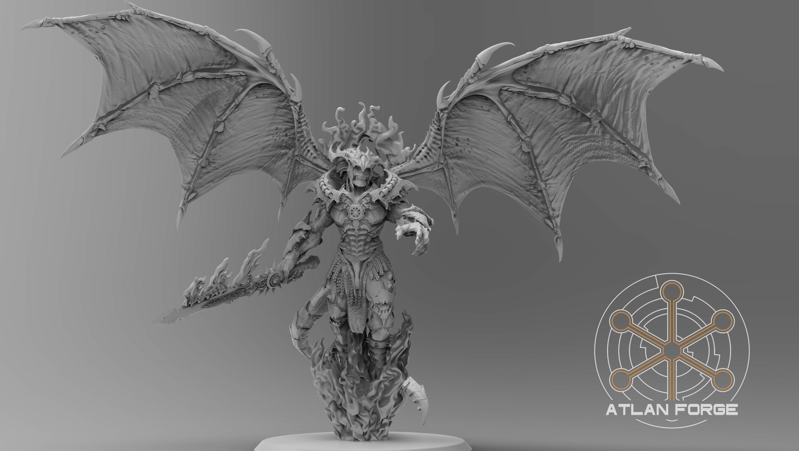 Demon Hades Legion 32mm Resin Miniatures – Grimdark Fantasy Army for Wargaming